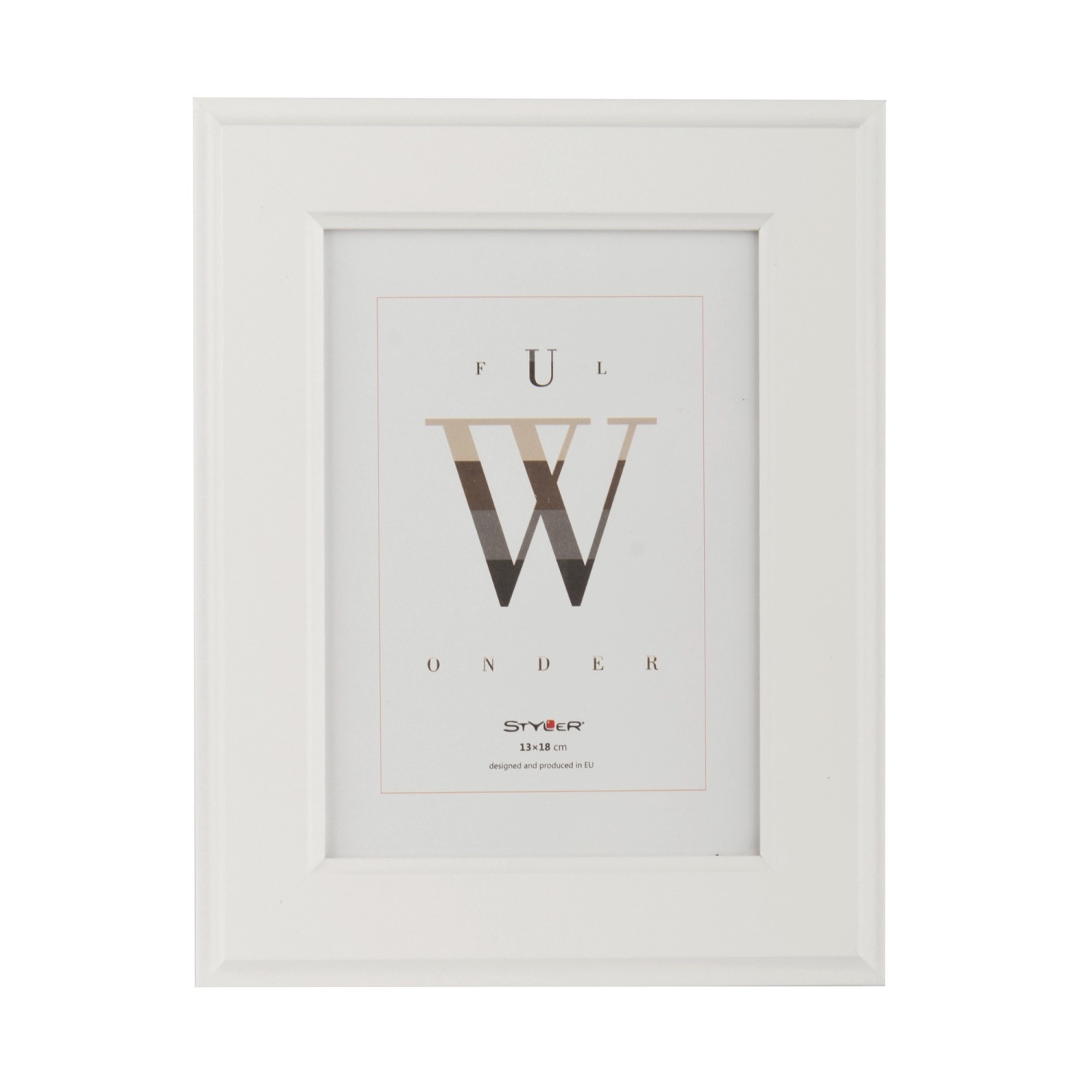 Ramka MALMO AF biała 13 cm x 18 cm