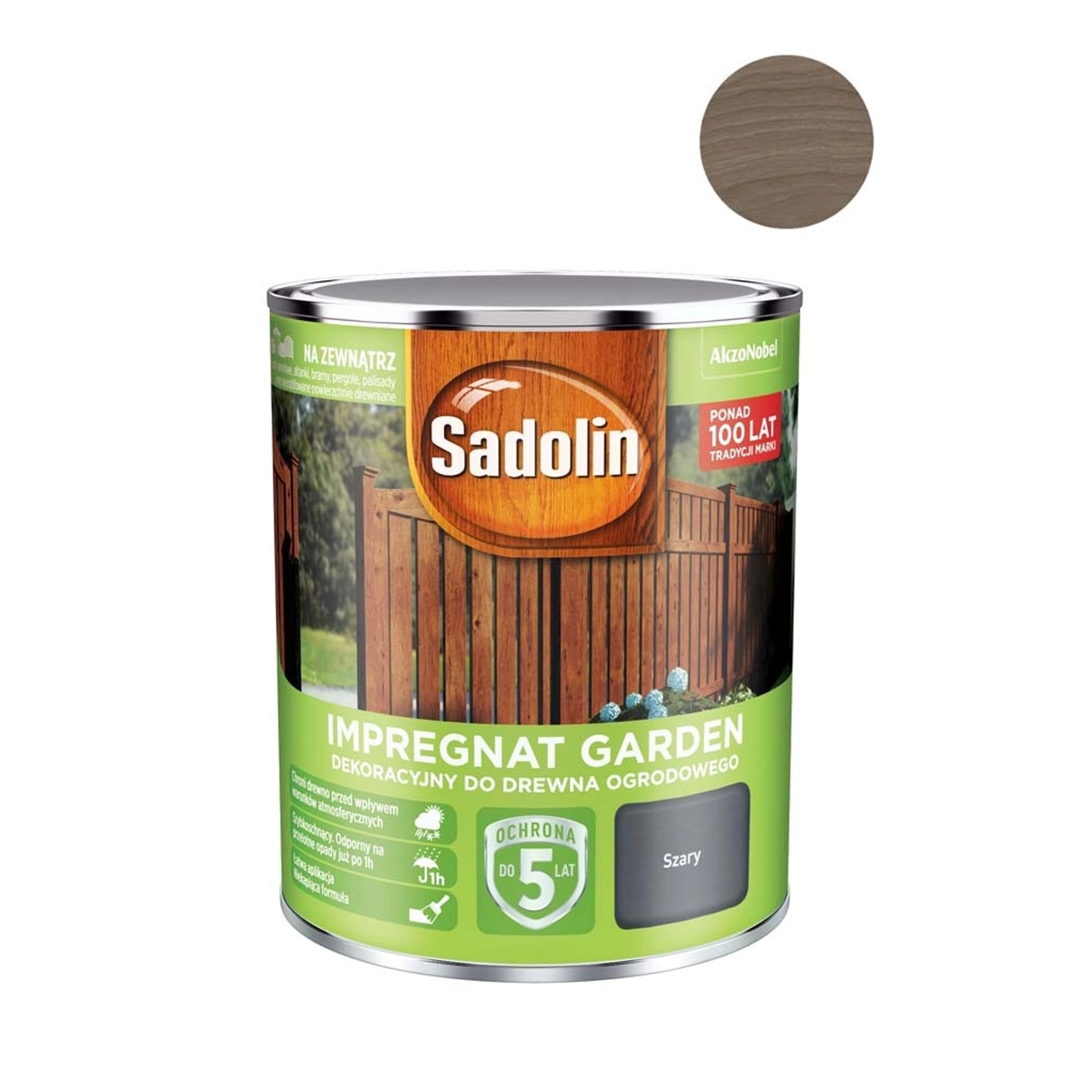 Sadolin Impregnat dekoracyjny Garden szary - 0,7L
