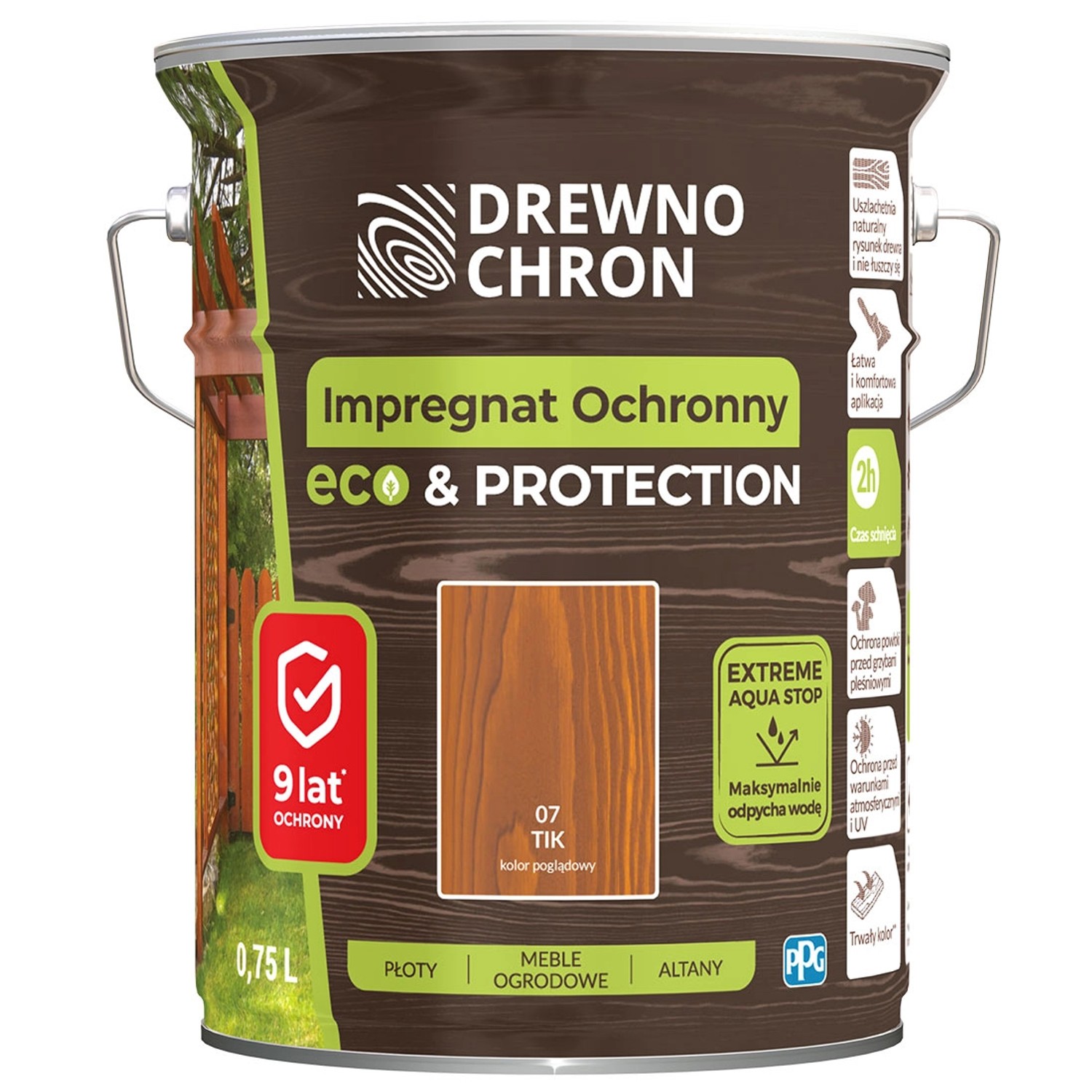Drewnochron Impregnat ochronny Eco & Protection tik 4,5L