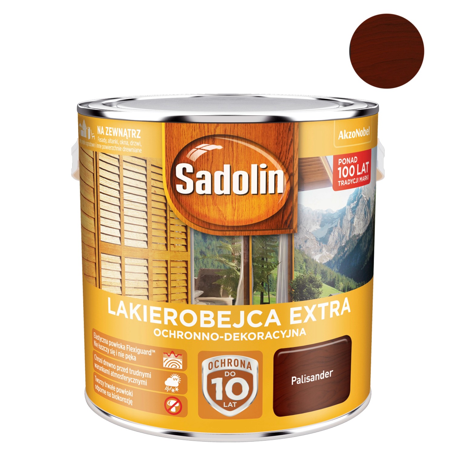 Sadolin Lakierobejca Extra palisander 2,5 l