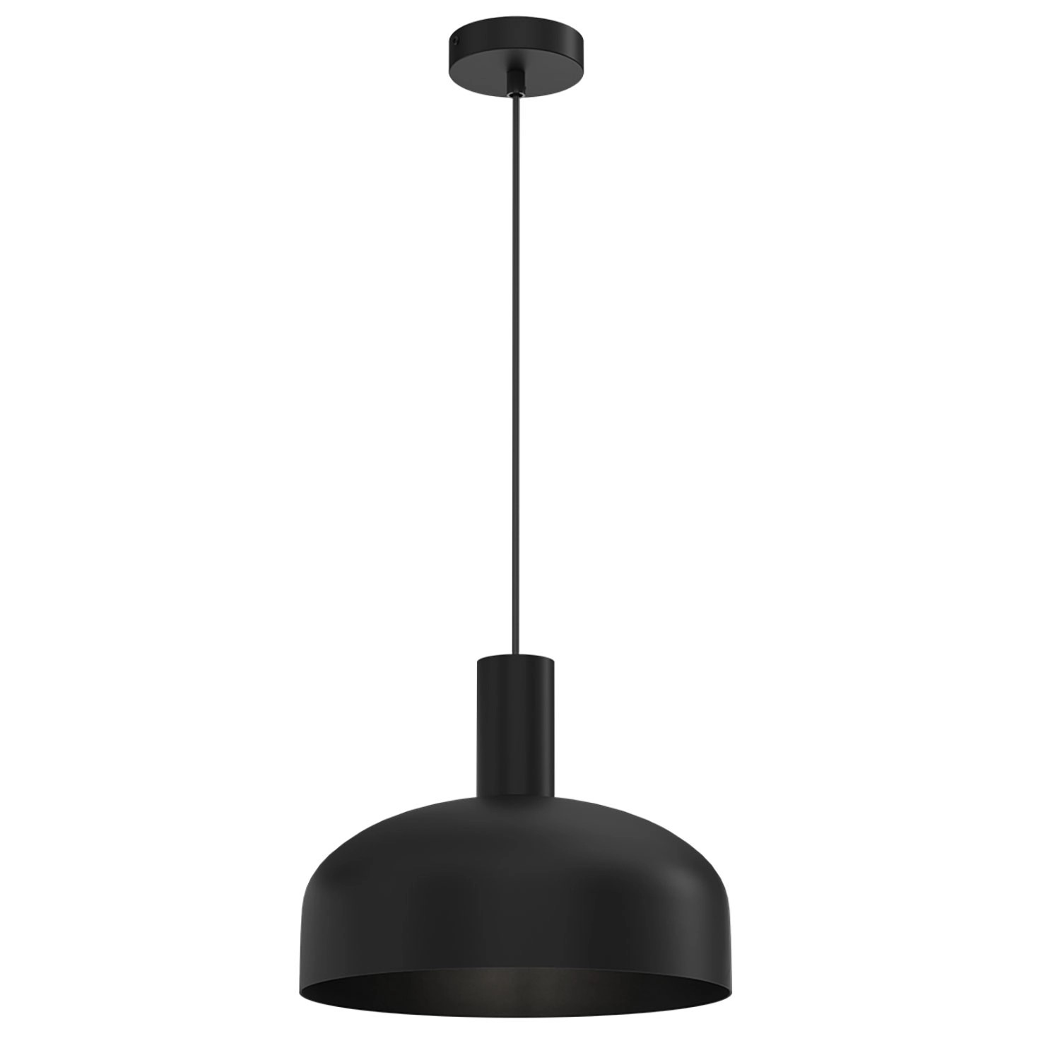 MiLAGRO Lampa wisząca Visby 1x15W LED E27 czarna