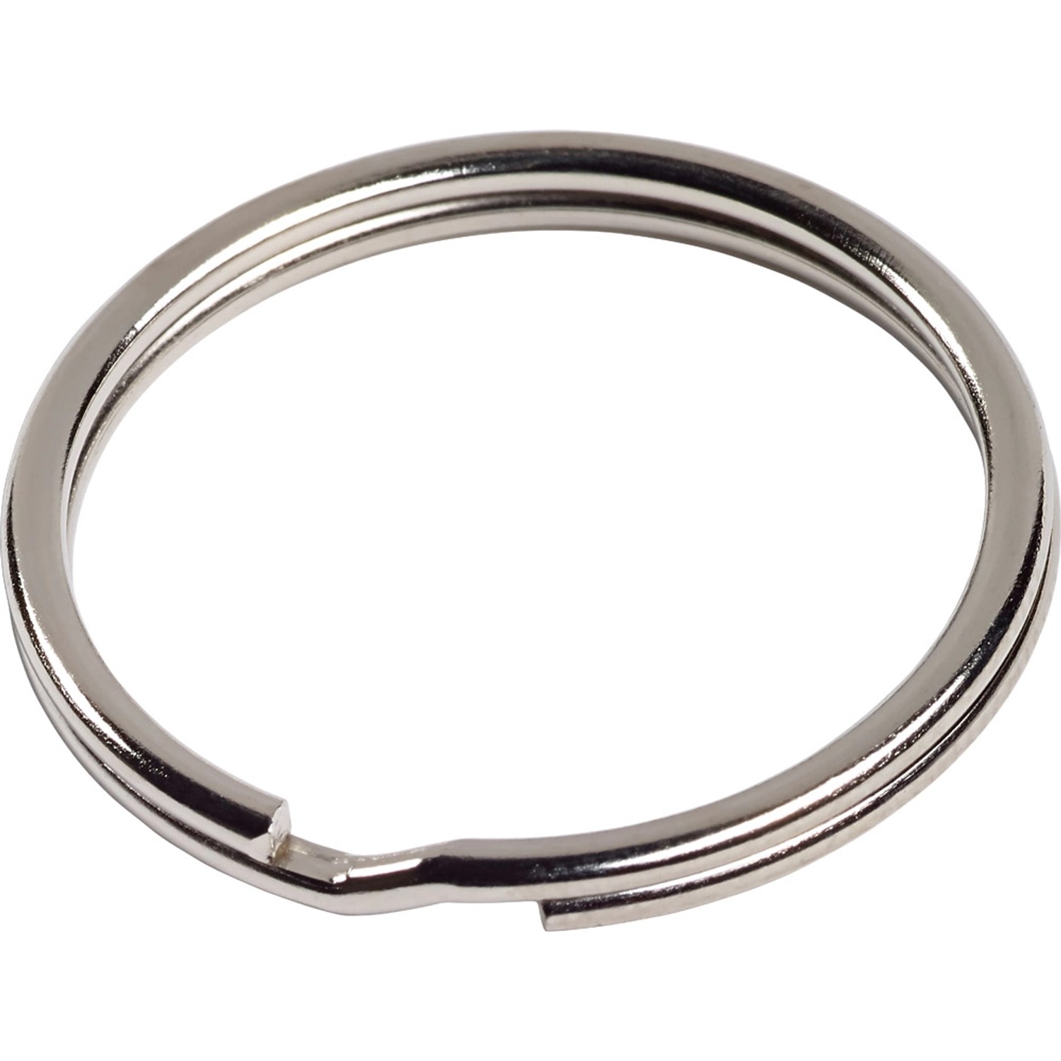 LUX-TOOLS Kółko do breloka stal nikiel 24mm 4szt