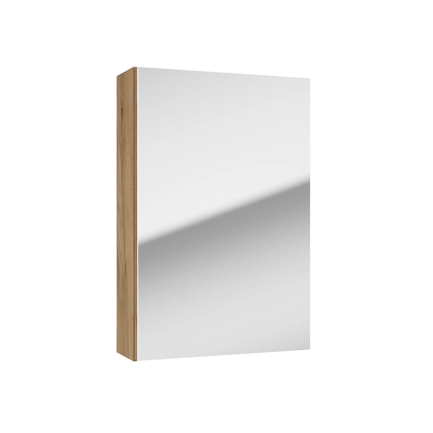 Defra Szafka lustrzana wisząca 1-drzwiowa Twins 40 cm dąb złoty