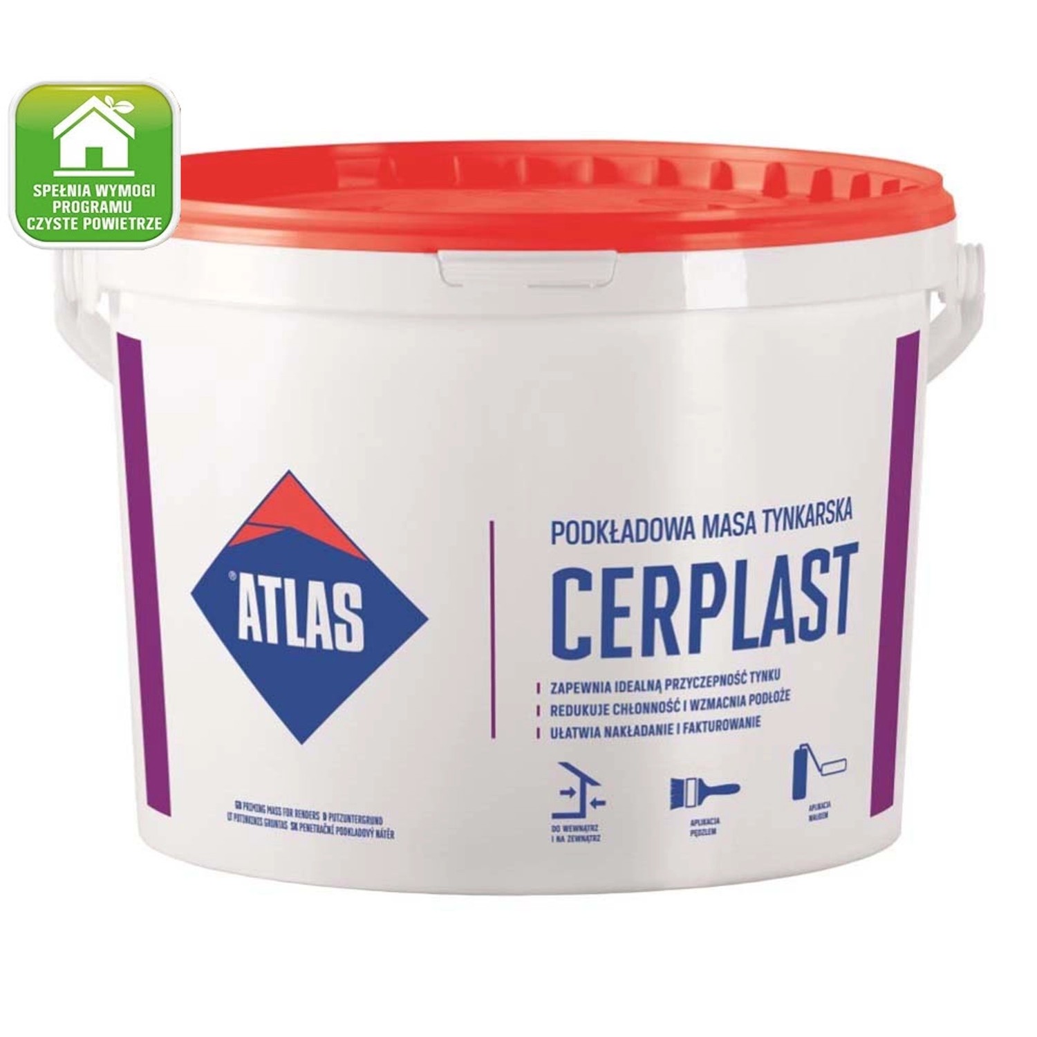 Atlas Podkładowa masa tynkarska Cerplast 15 kg