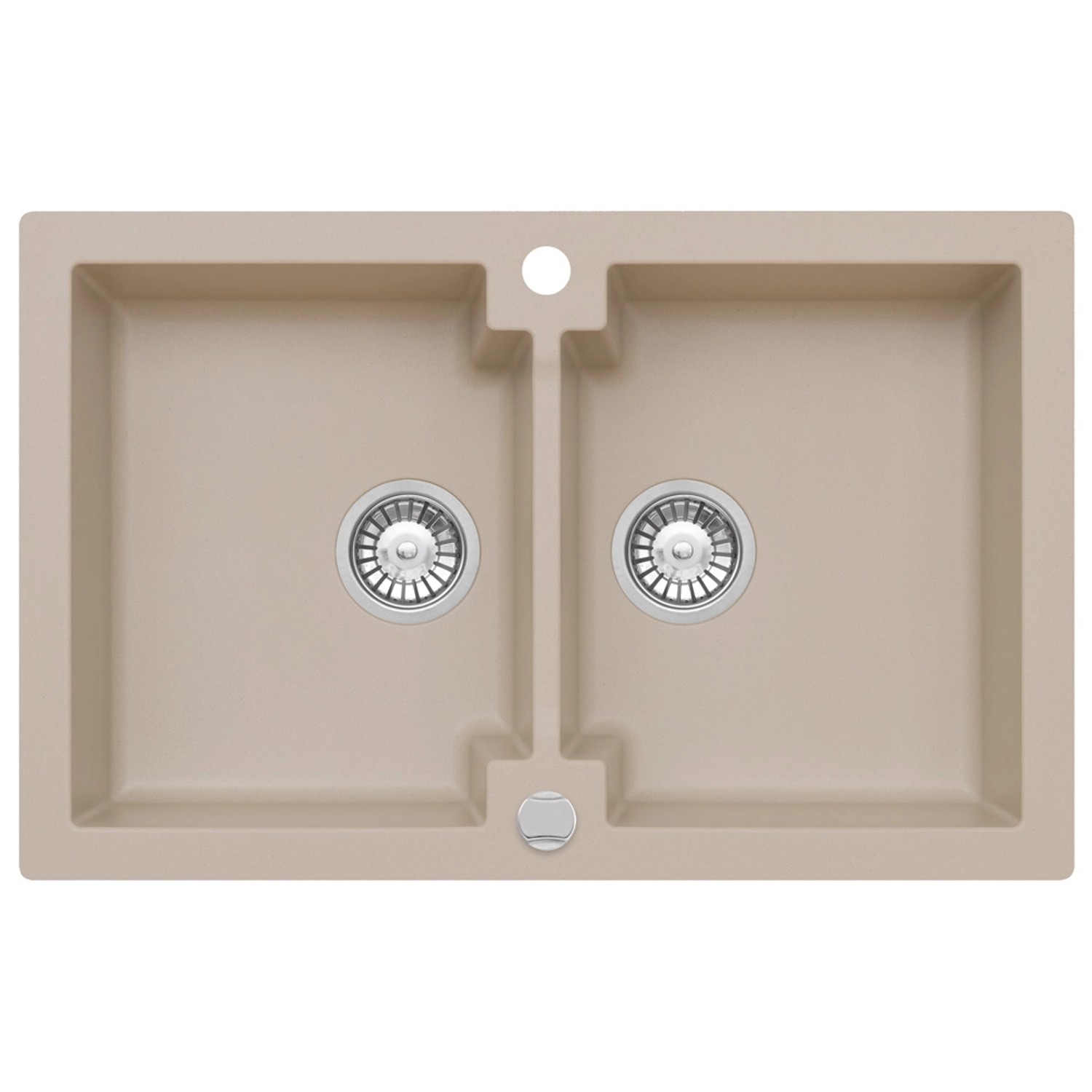 Zlewozmywak Mojito 16 2-kom. caffe latte 79x50 cm