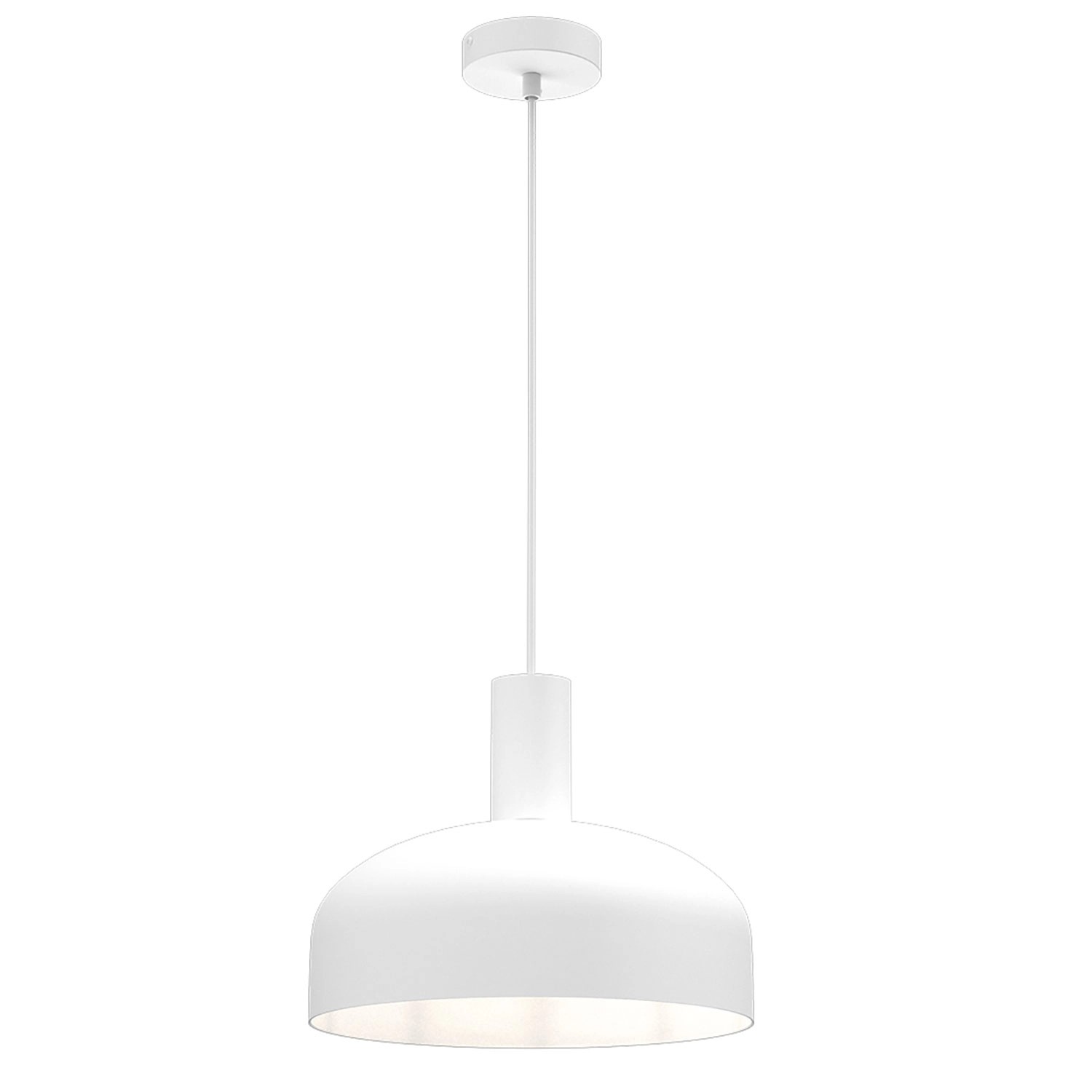 MiLAGRO Lampa wisząca Visby 1x15W LED E27 biała