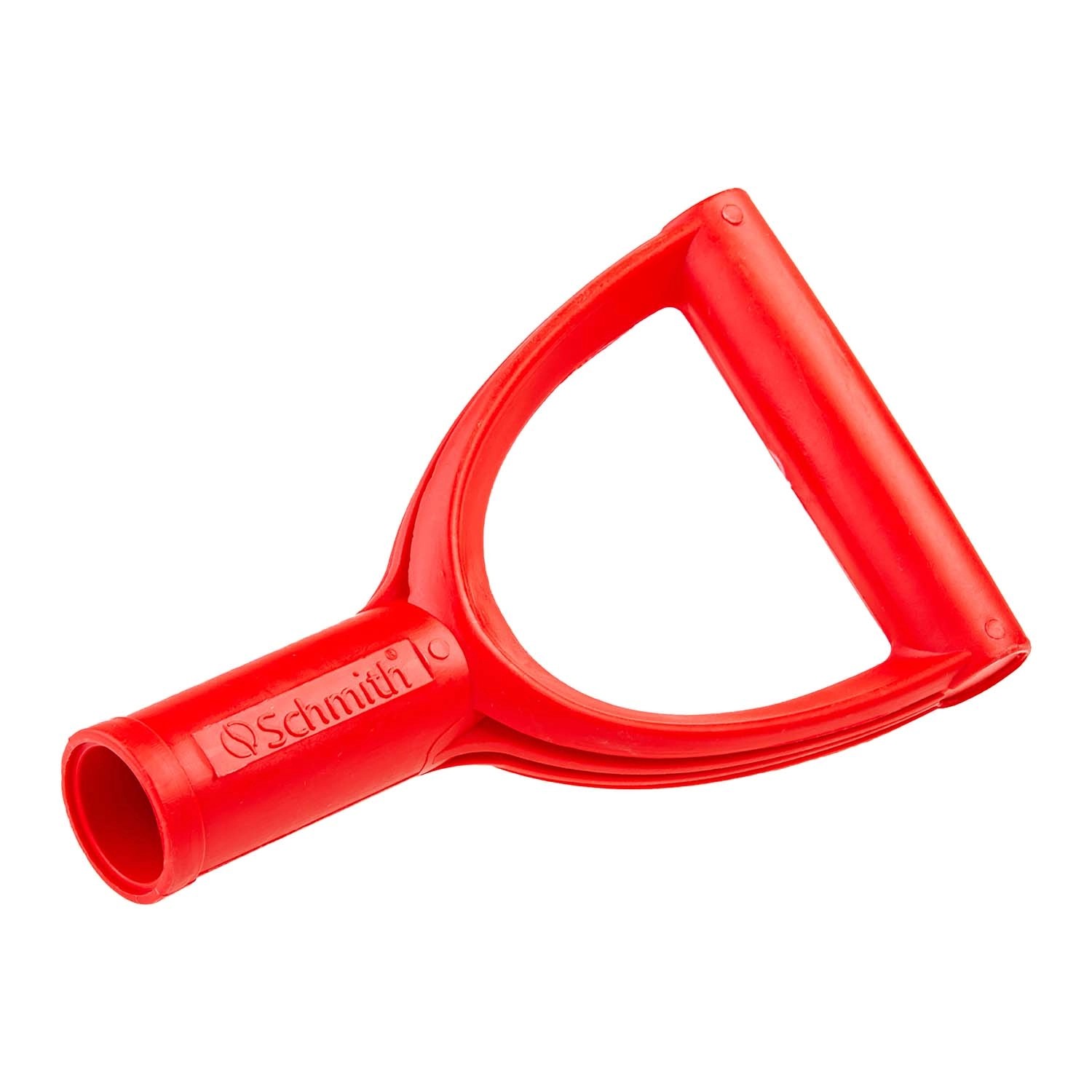 Uchwyt D do trzonka fi 32 czerwony - 18 x 12 x 5 cm