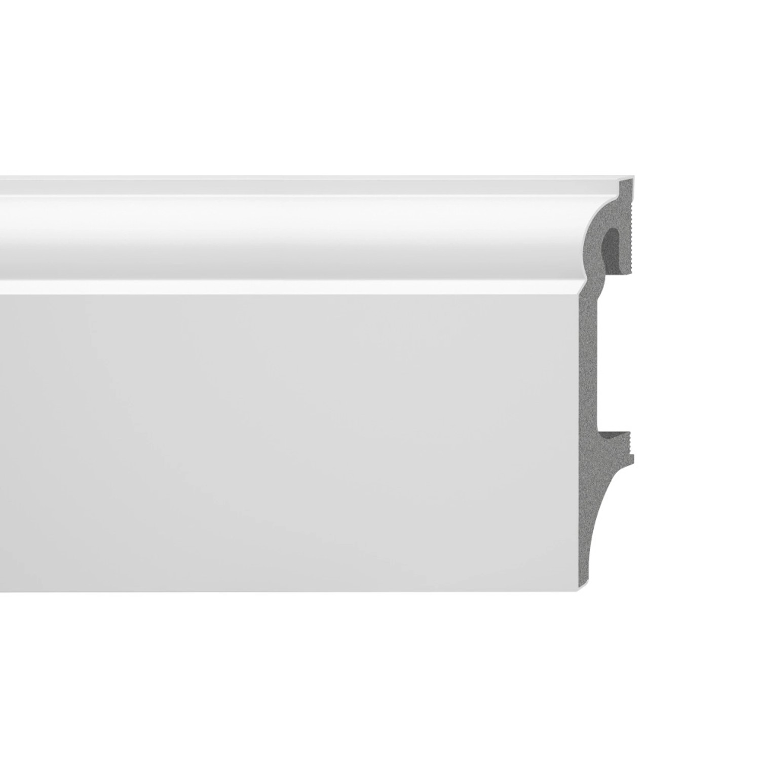 VOX Listwa przypodłogowa Espumo 301 biała 80 x 16 x 2400 mm