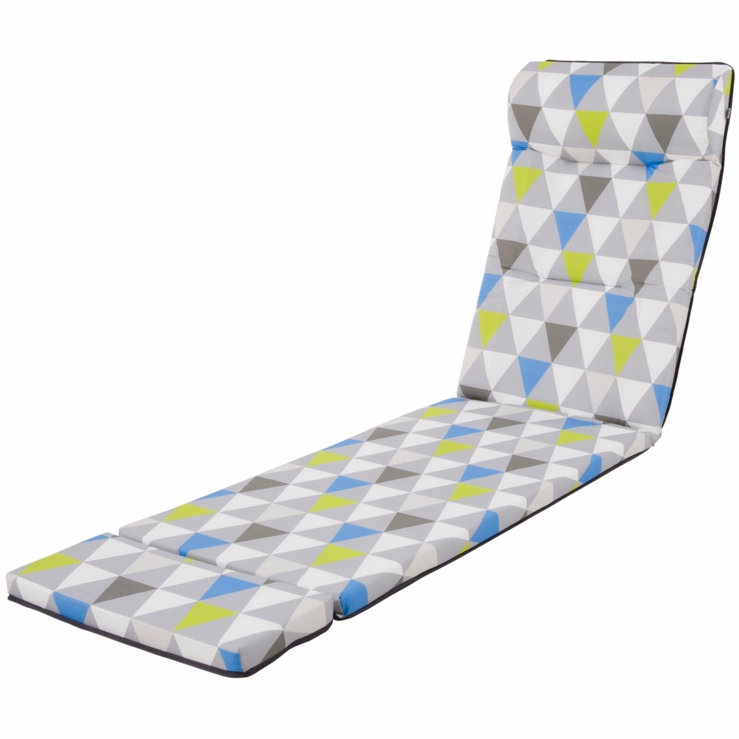 Poduszka na leżankę KOLORADO 2w1 zielono-fioletowa