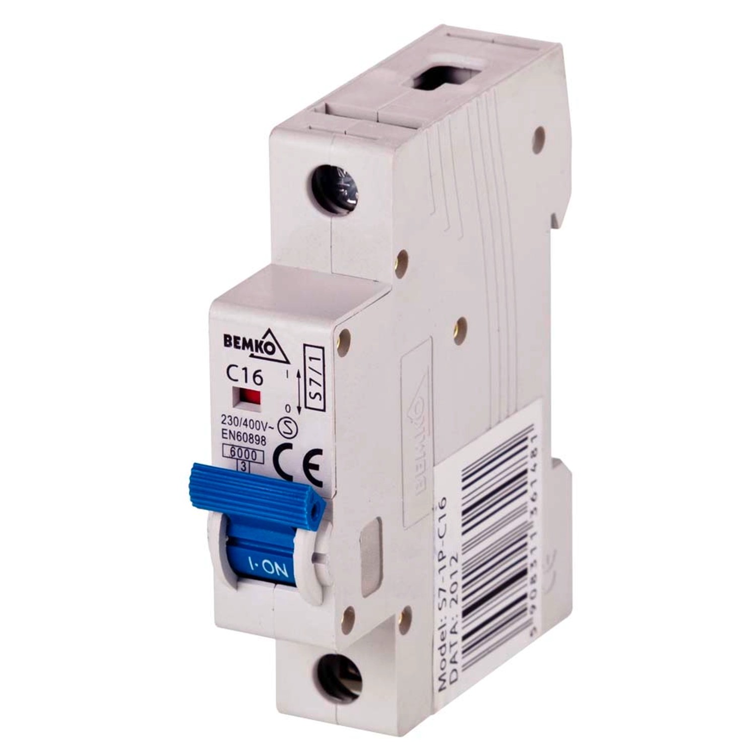 Bemko Wyłącznik nadprądowy S7-1P-C16 16 A