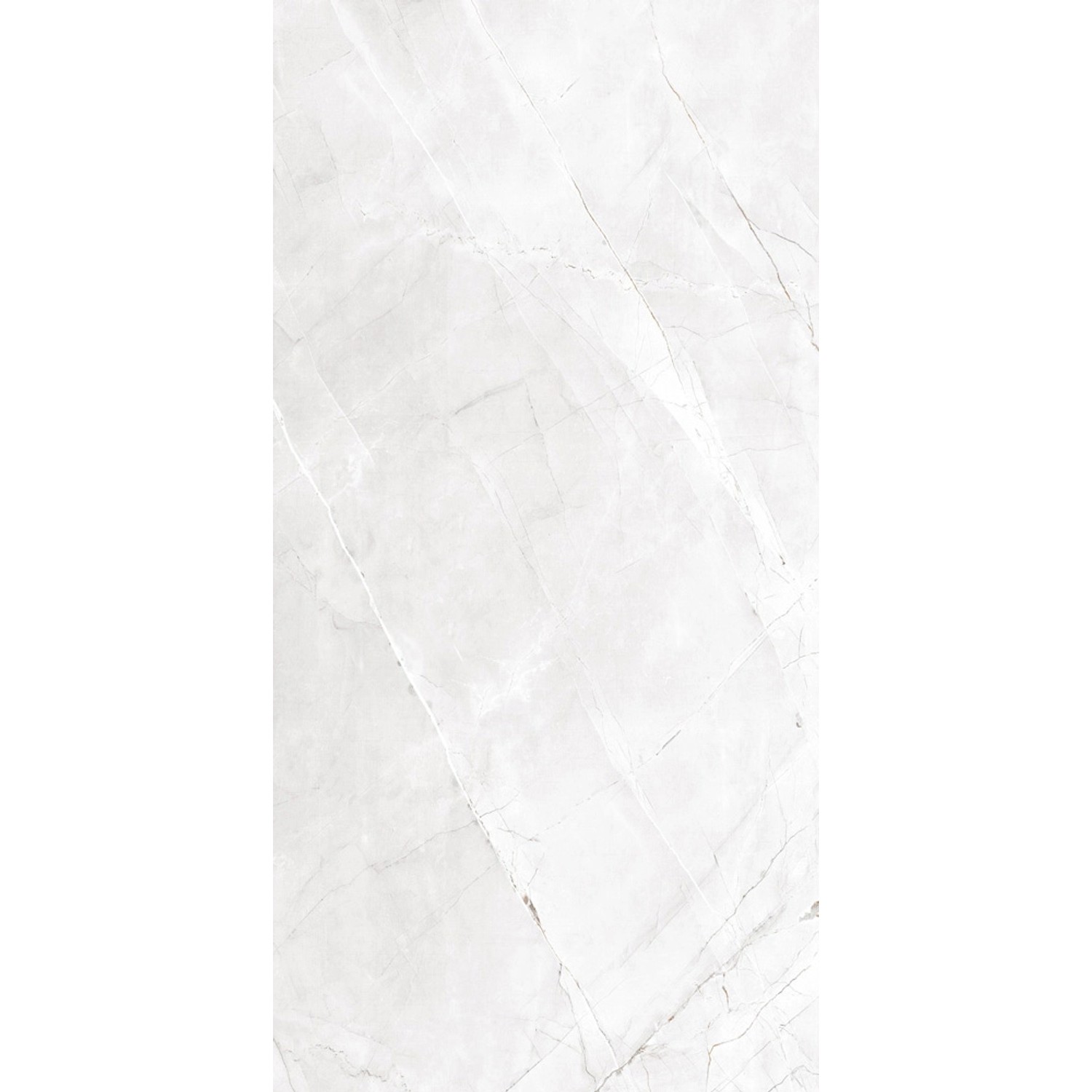 Gres szkliwiony polerowany Valencia Silver grey 60 x 120 cm