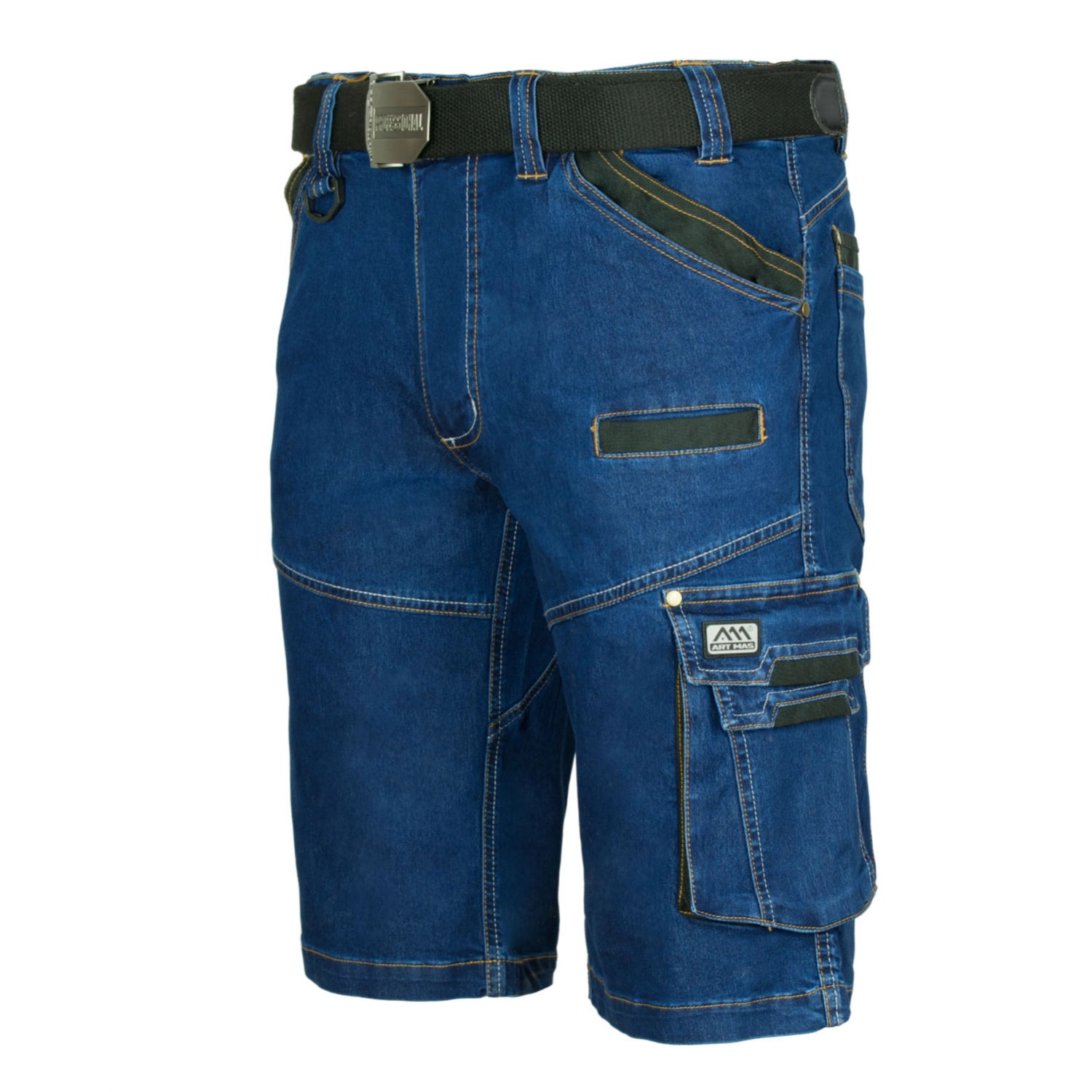 Spodnie robocze do kolan Colemann Jeans Blue roz. M