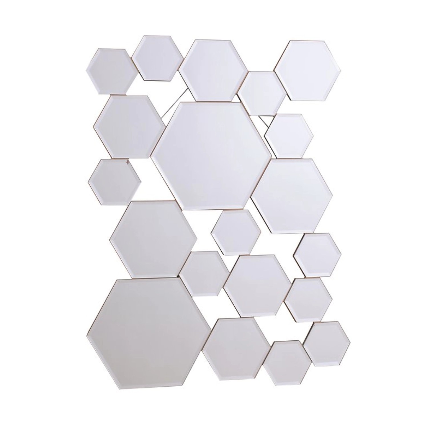 BALIV Lustro łazienkowe Heksagon