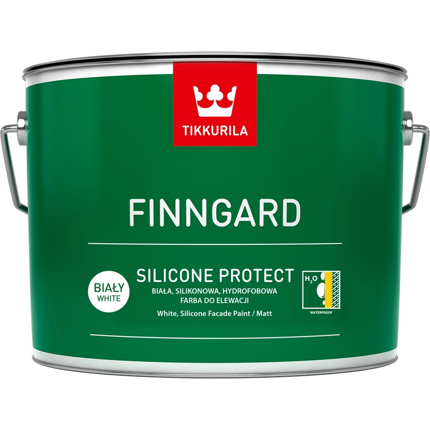 Farba elewacyjna Tikkurila Finngard Silicone Protect 9 l biały