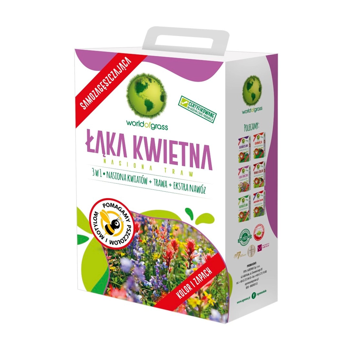 Mieszanka traw łąka kwietna 5,5 kg