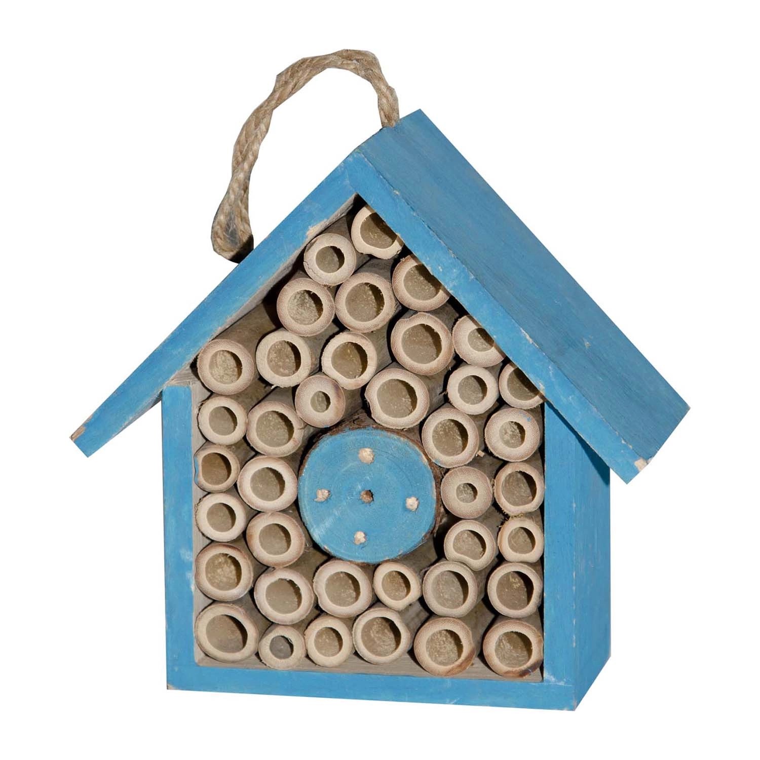 Domek dla owadów drewniany kolor mix wys. 15 cm