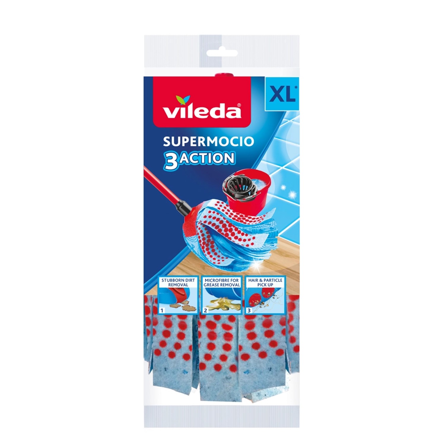 Vileda Wkład do mopa SuperMocio Style 3 Action welurowy