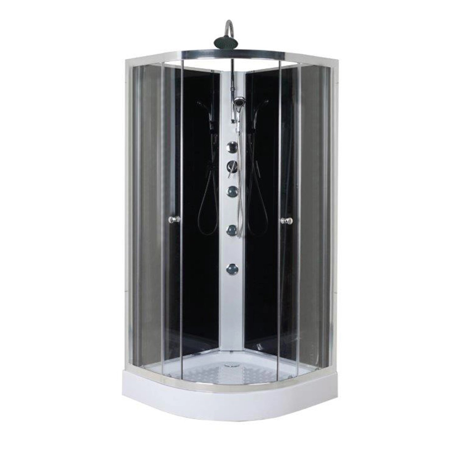 Savana Kabina prysznicowa z hydromasażem Iga/Luna 80 chrom