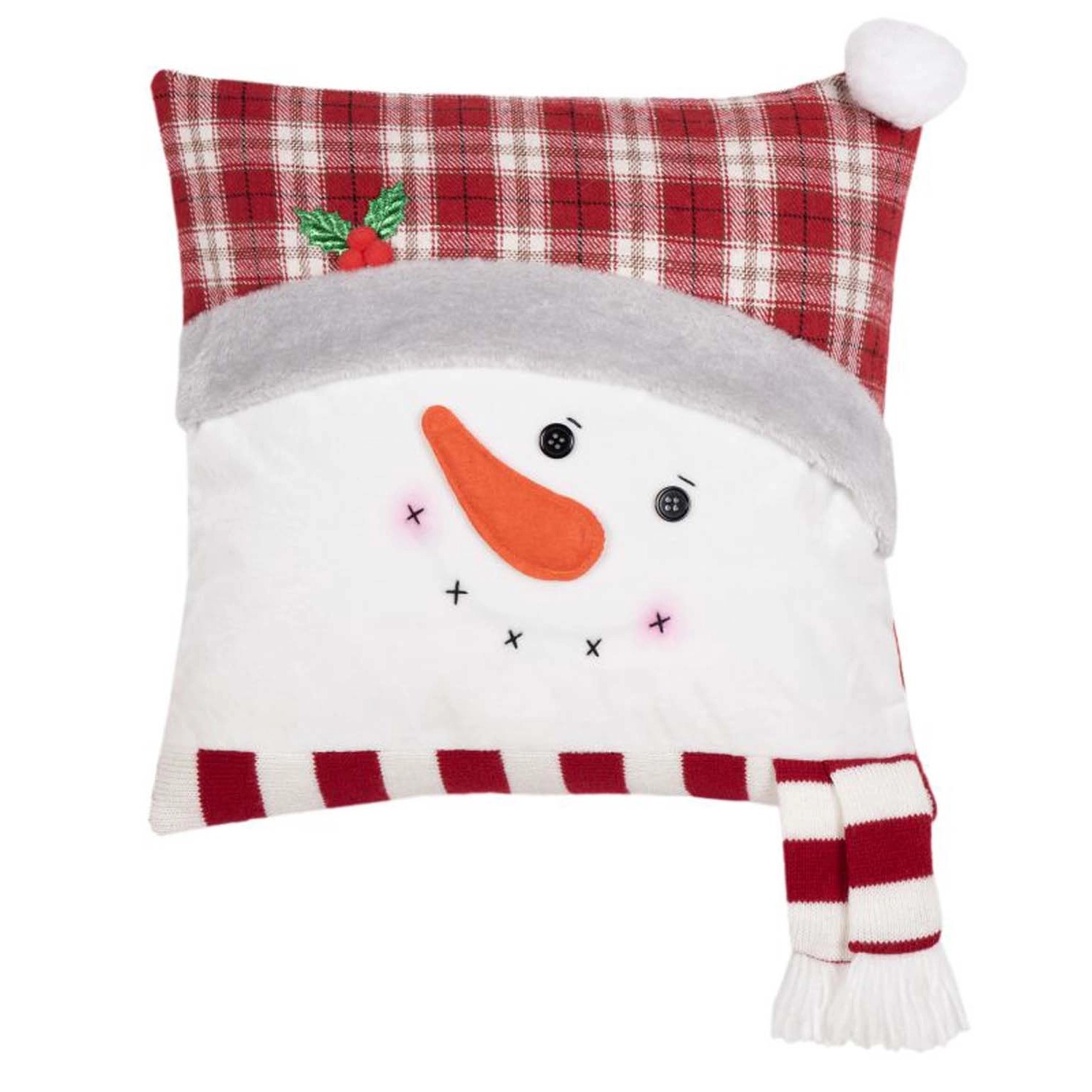 Poszewka świąteczna NIKI Bałwan 40 x 40 cm