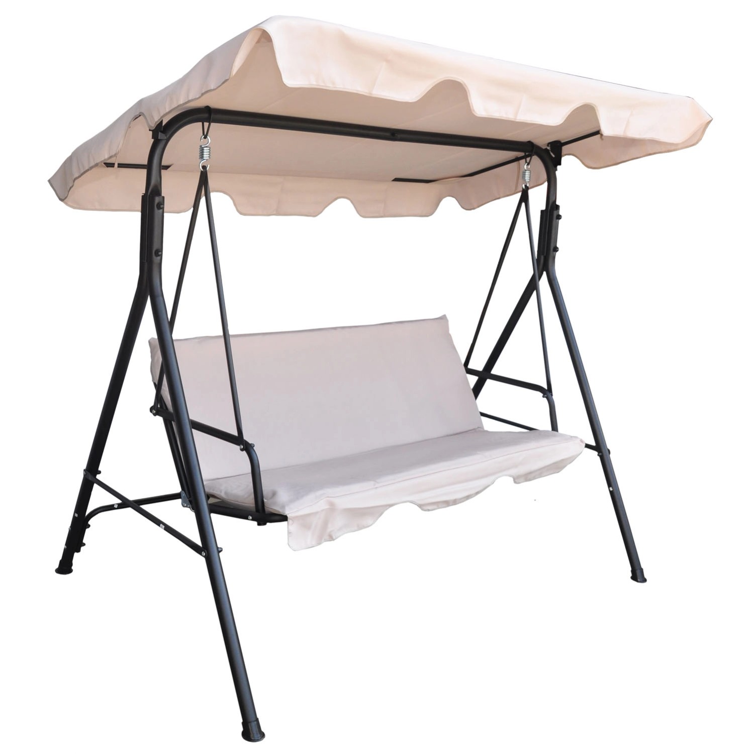 Huśtawka ogrodowa DAKOTA taupe 3-osobowa