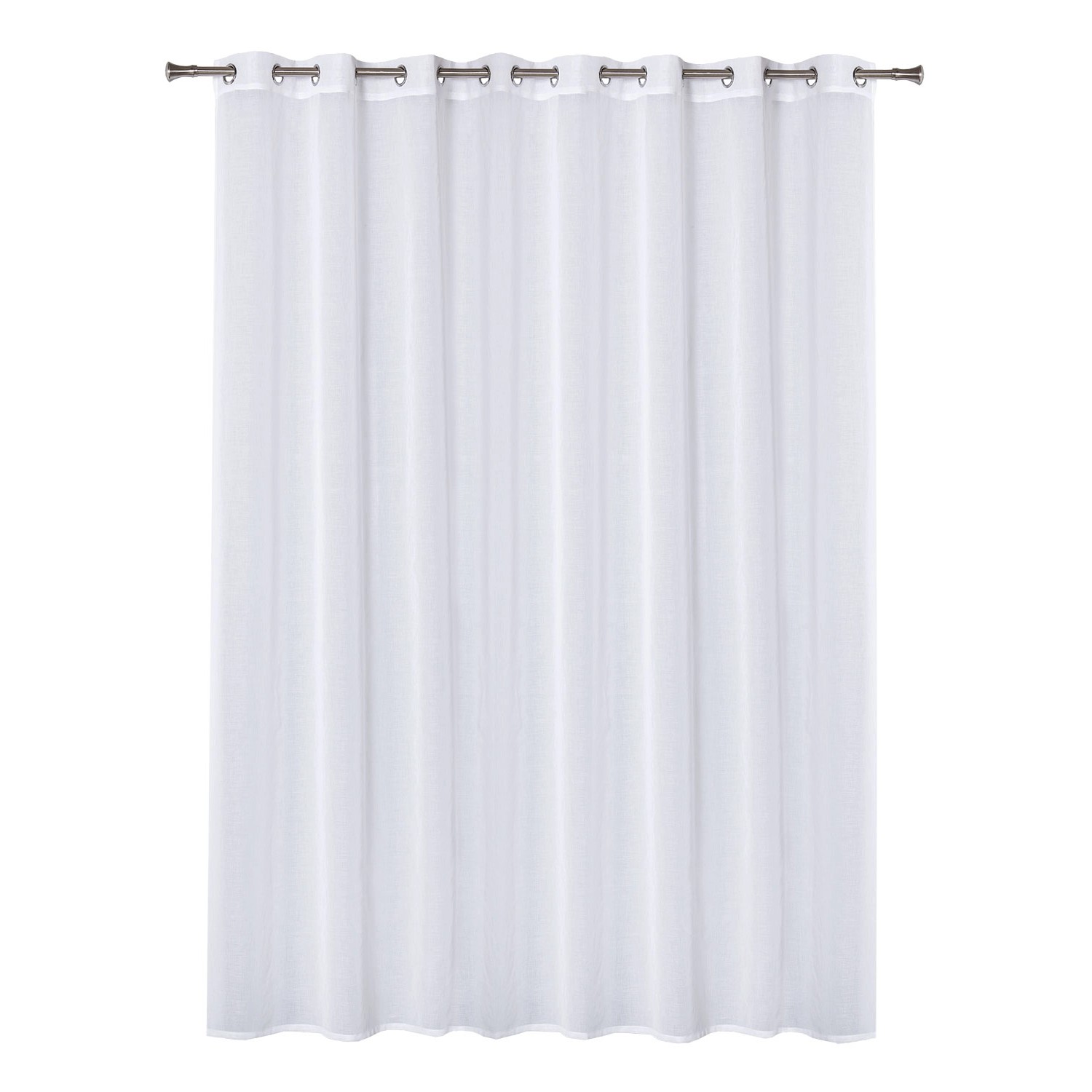 Firanka MIRA na przelotkach 290 cm x 280 cm biała