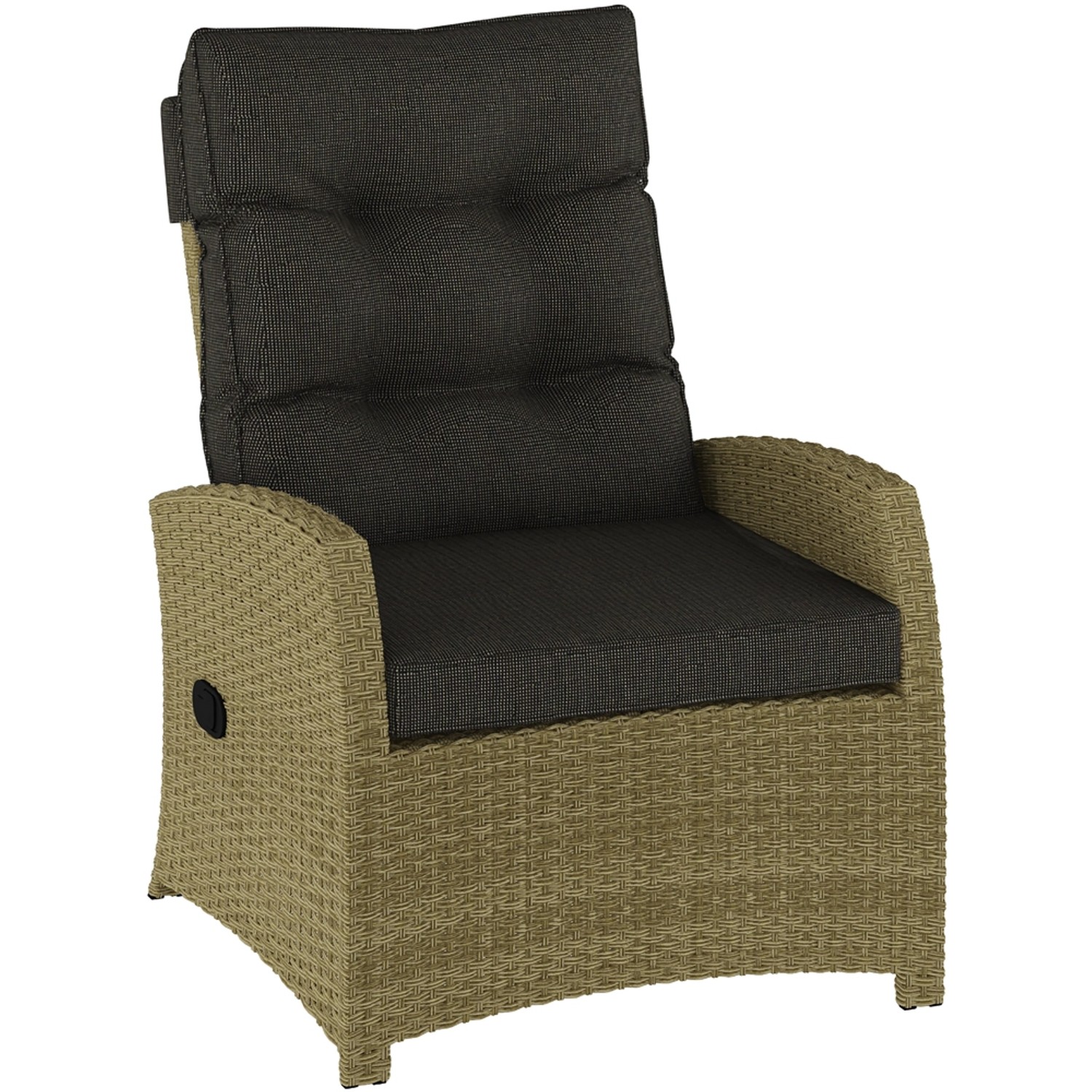 Fotel ogrodowy GODERICH z regulacją oparcia technorattan