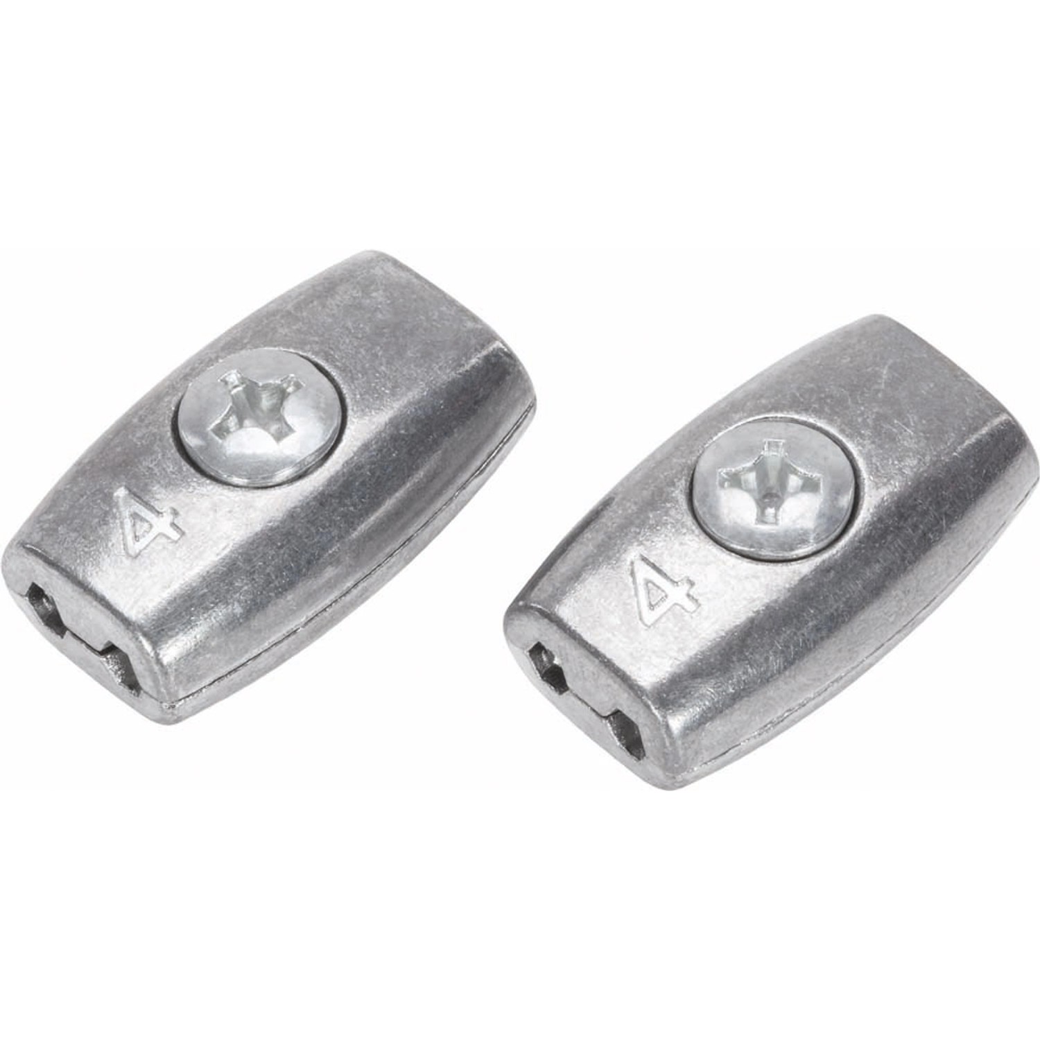 Lux-Tools Zacisk kubełkowy ocynkowany 4mm 2szt.