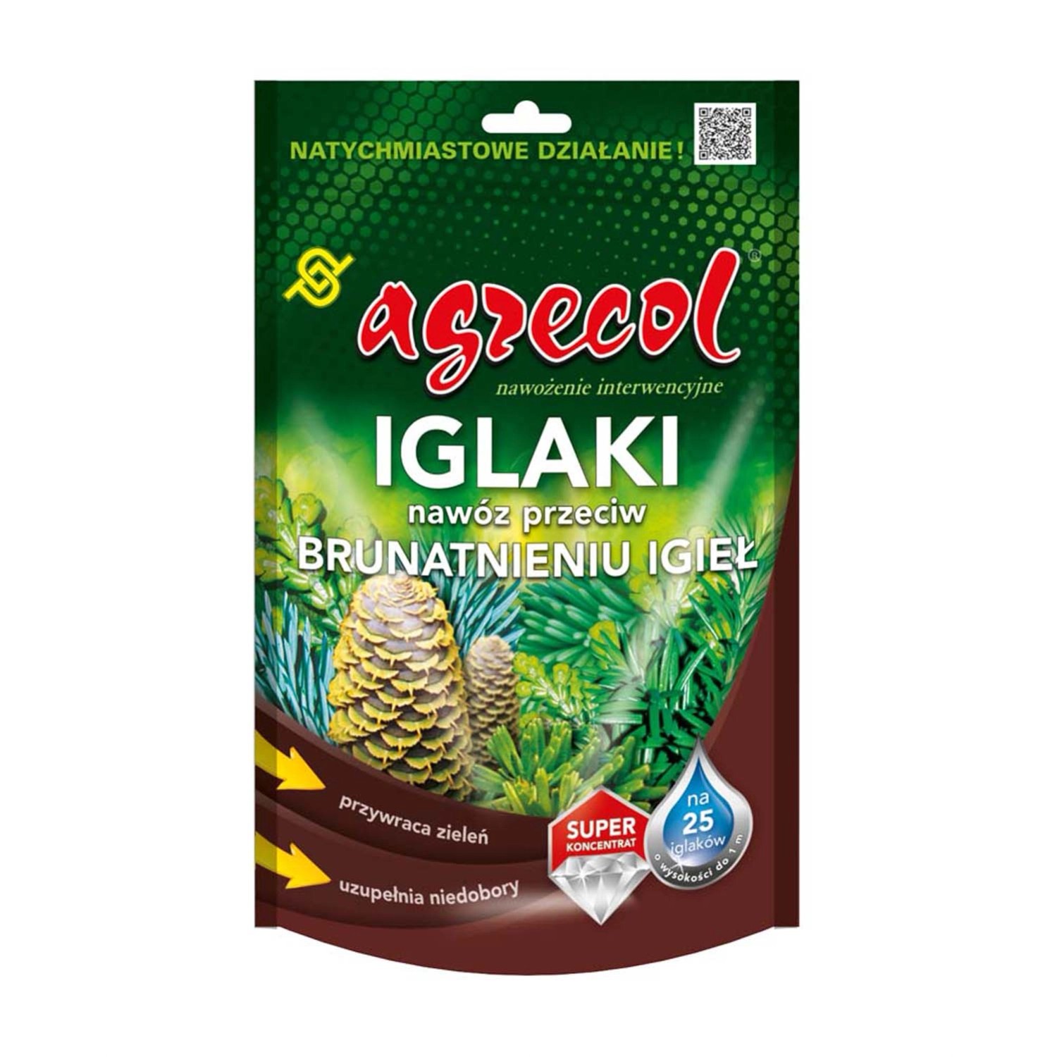 Agrecol Nawóz do iglaków przeciw brązowieniu igieł 250 g