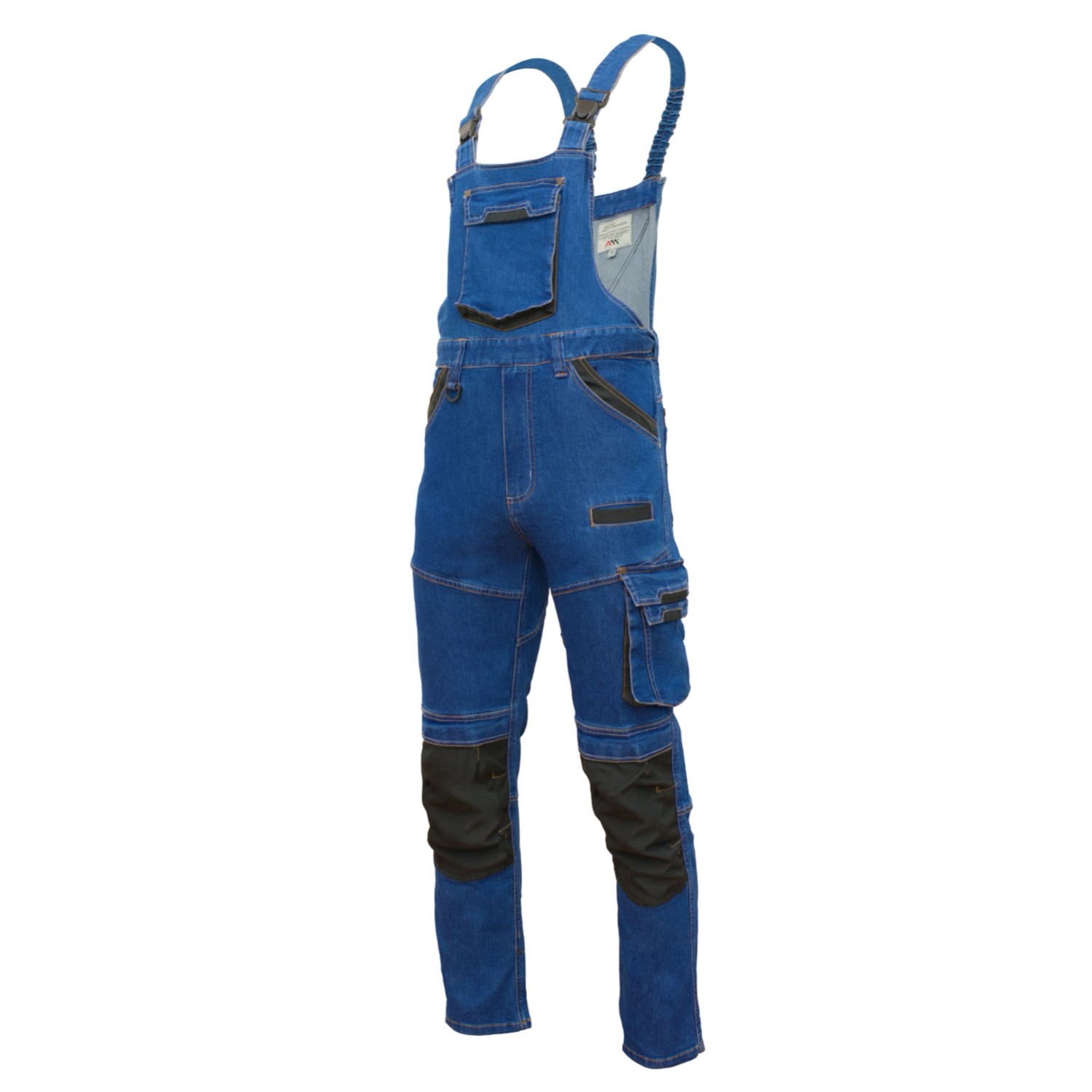 Spodnie robocze na szelkach Colemann Jeans Blue roz. M
