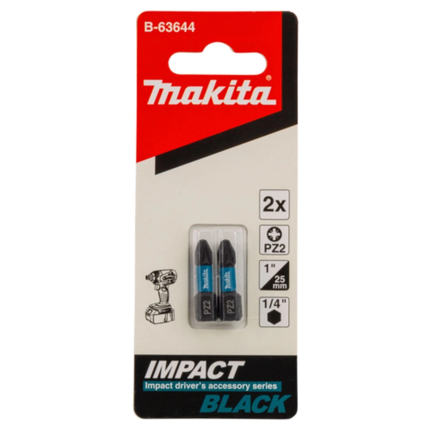 Makita Końcówka Impact Black PZ2-25 MM