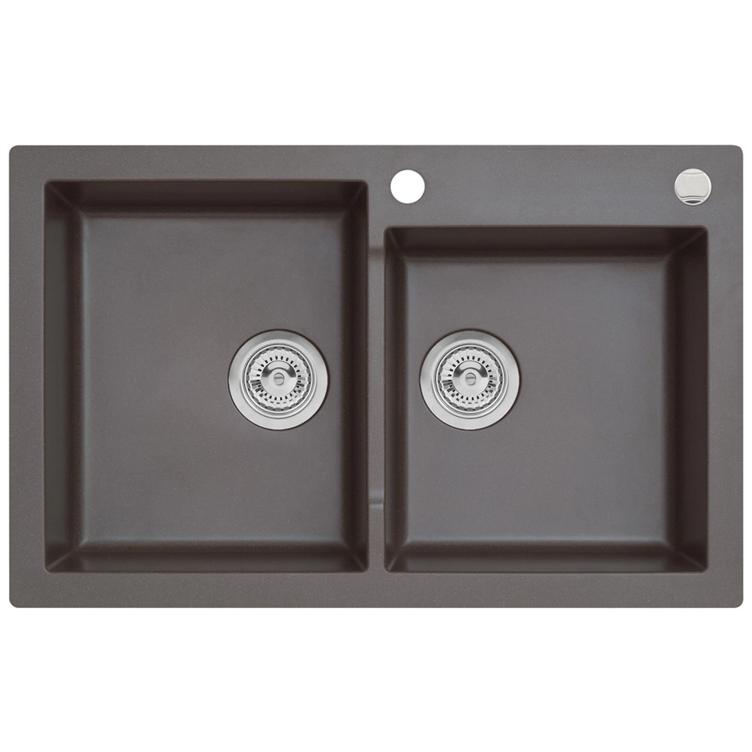 Zlewozmywak Mojito 14 2-kom. dark chocolate 79x50 cm