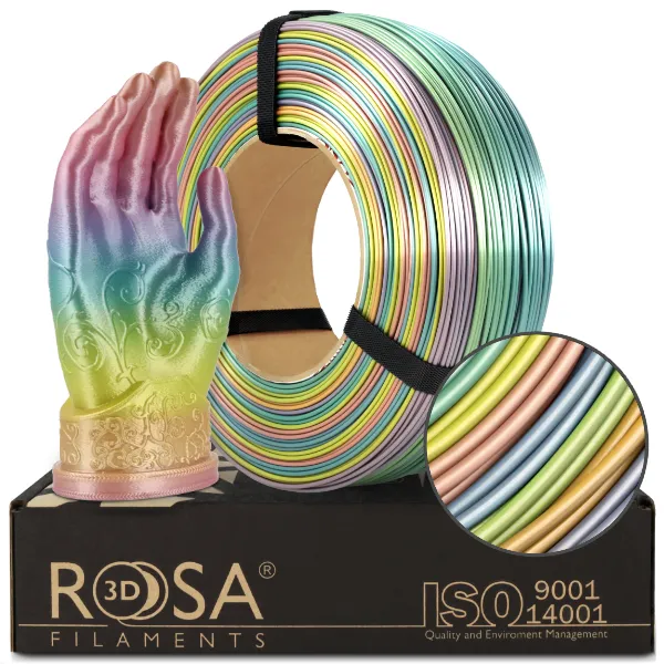 Filament 3D ReFill PLA Rainbow Silk