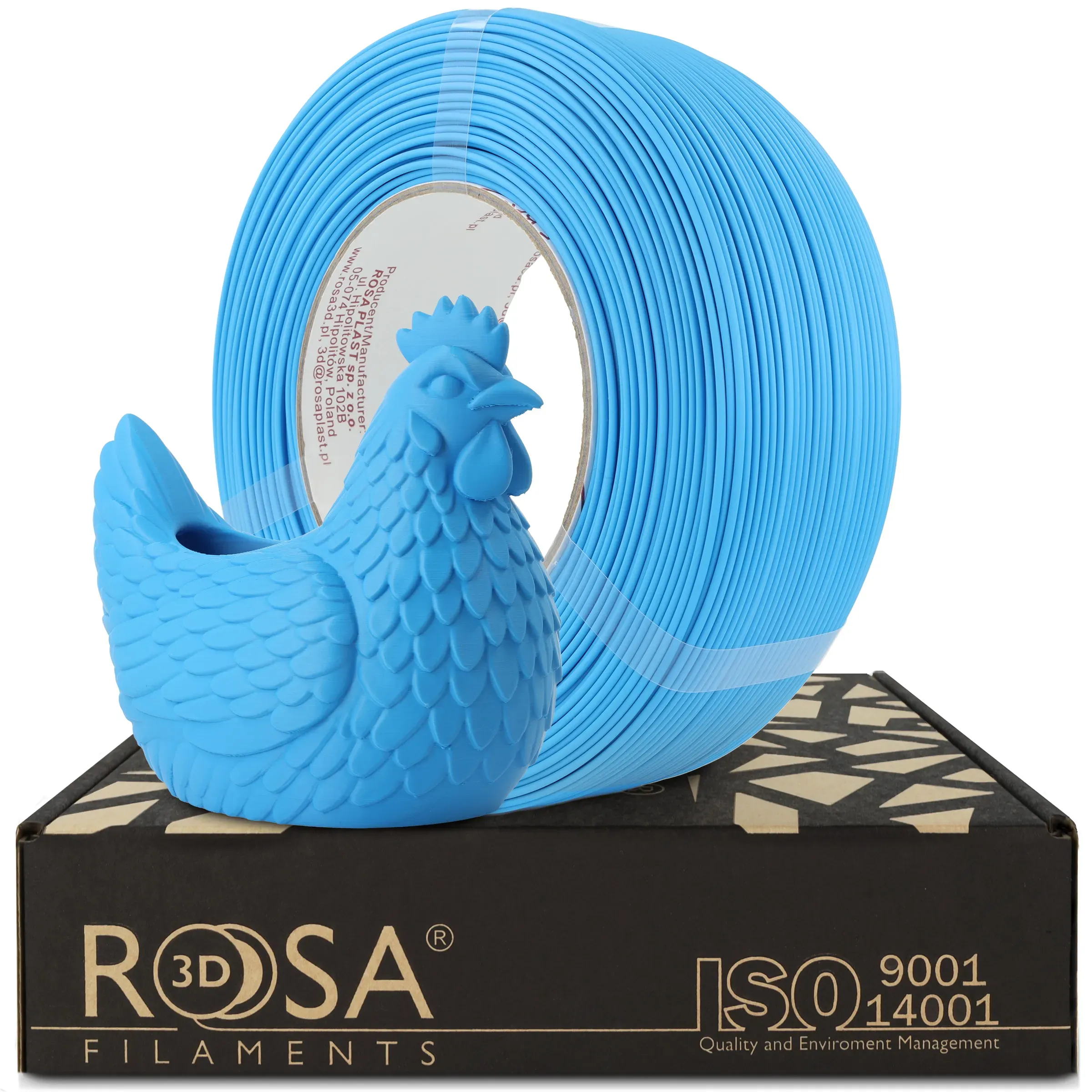 FILAMENT 3D ReFill PLA Speed Matt Clear Blue 1,75mm 1kg
