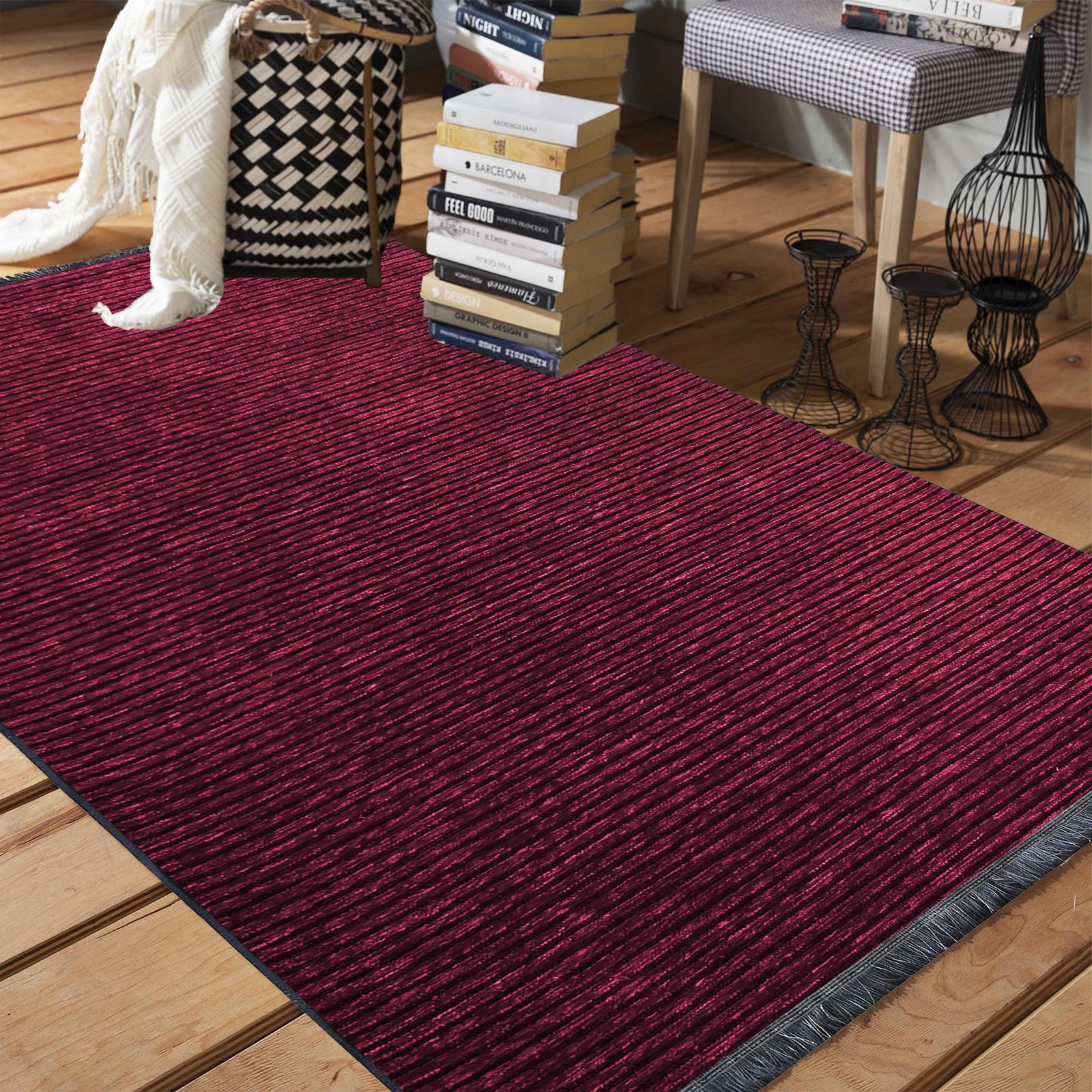 Dywan nowoczesny Magnetic 01 - fioletowy