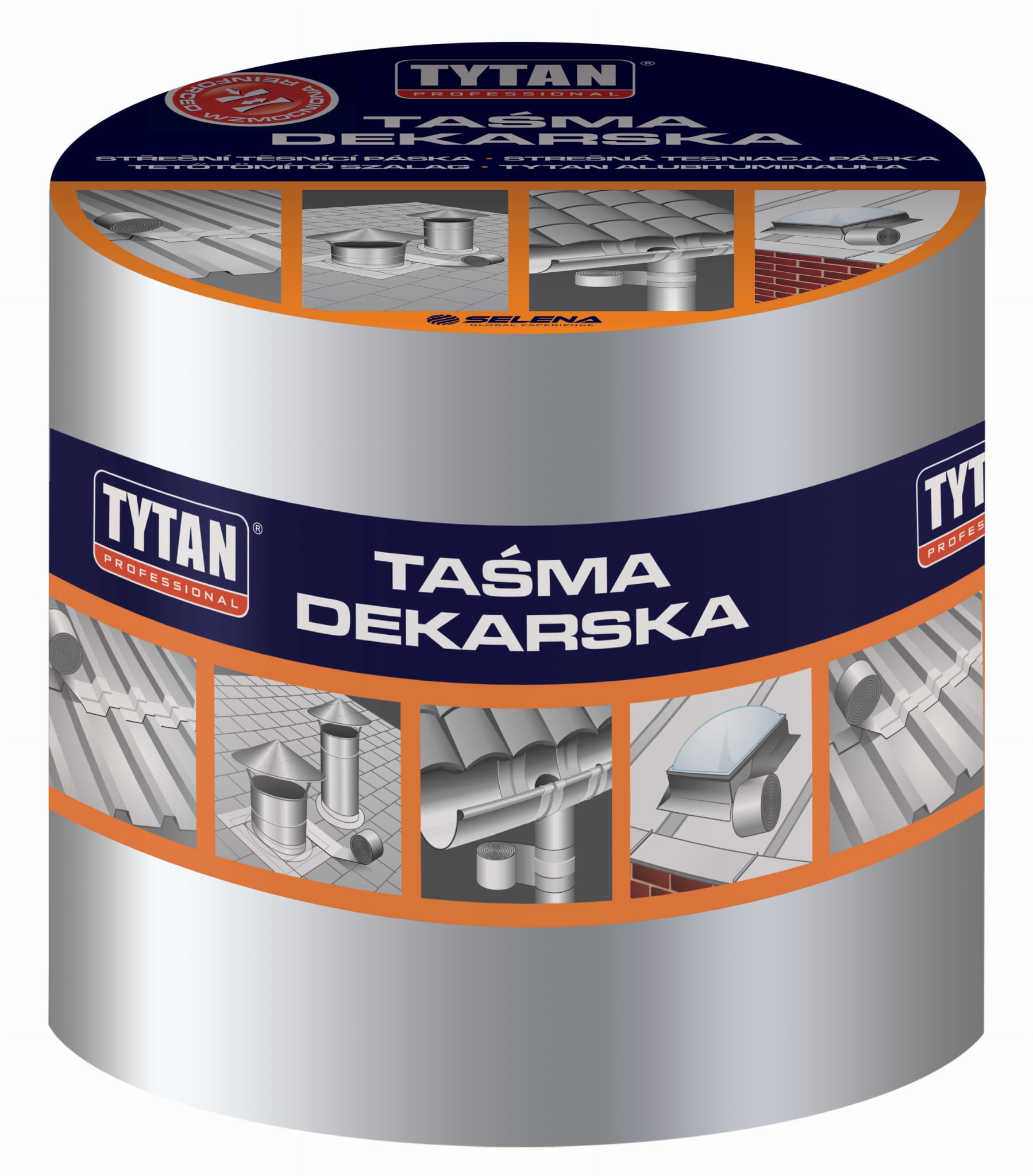 TYTAN TAŚMA DEKARSKA ALUMINIUM 15CMX10M