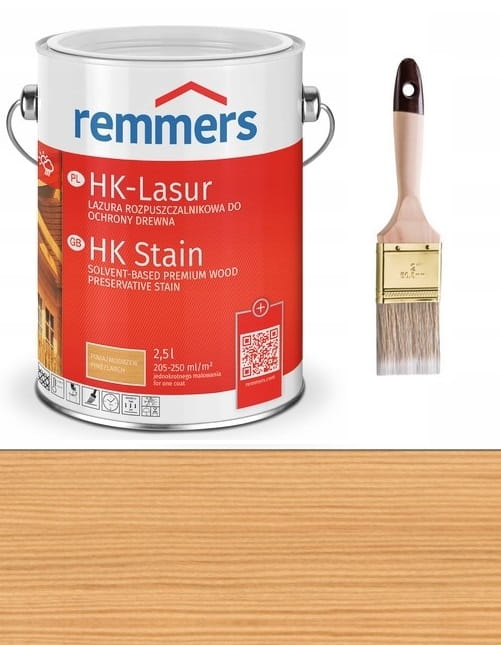 REMMERS HK-LASUR IMPREGNAT DO DREWNA BEZBARWNY 2,5L