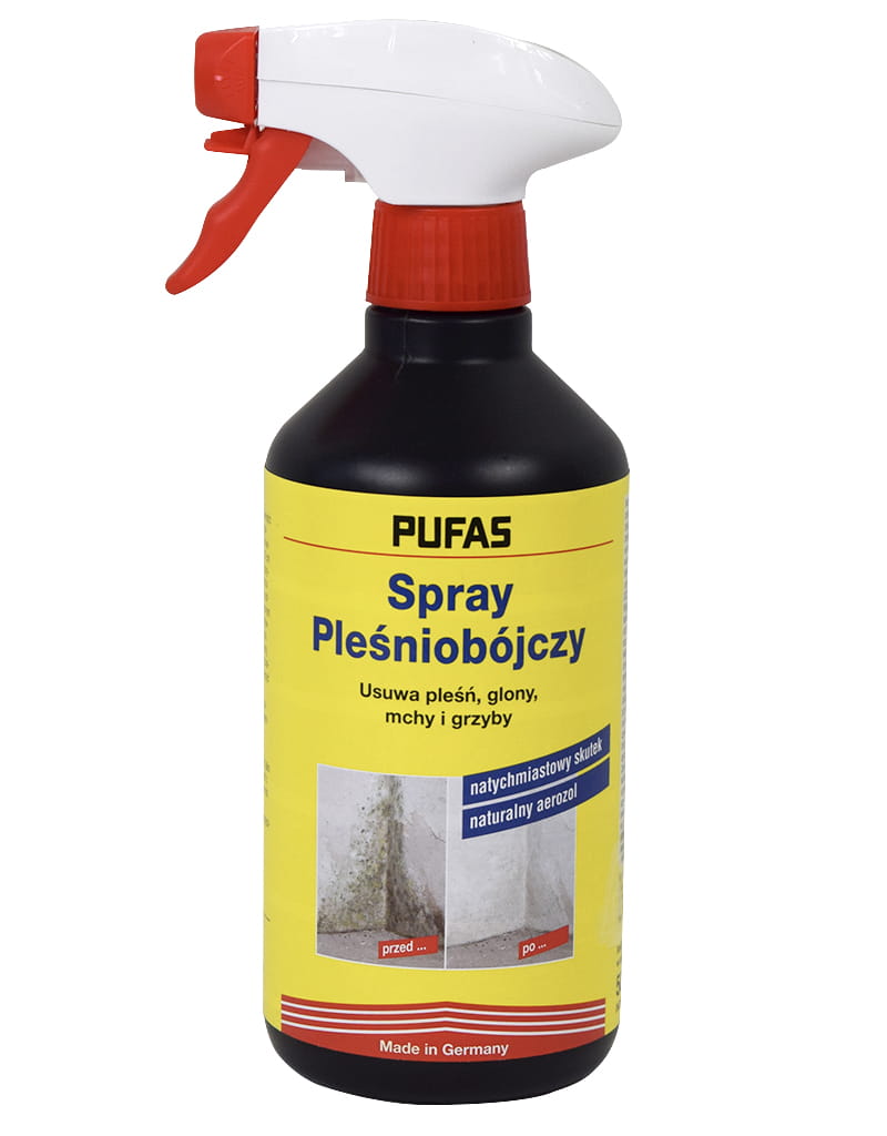 PUFAS PLEŚNIOBÓJCZY SPRAY 500ML DO GLONÓW MCHÓW - PRODUKT BIOBÓJCZY!