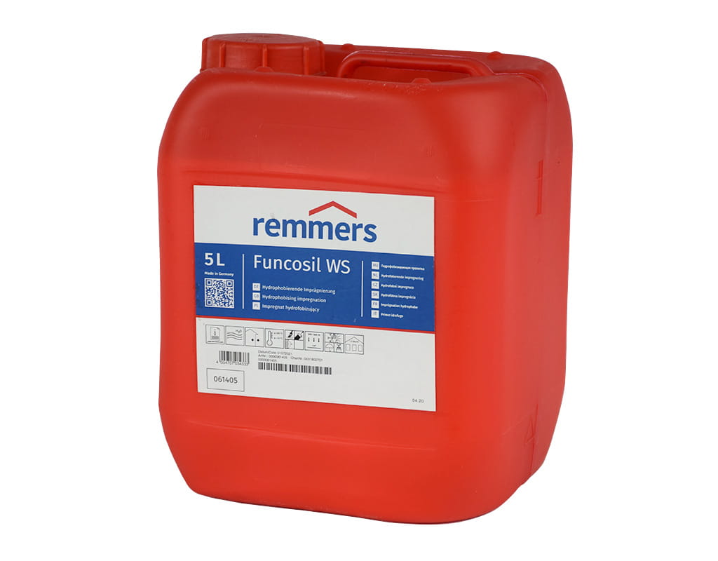 IMPREGNAT HYDROFOBIZUJĄCY NA BAZIE SILANÓW I SILOKSANÓW W POSTACI WODNEJ EMULSJI Remmers Funcosil WS 5L