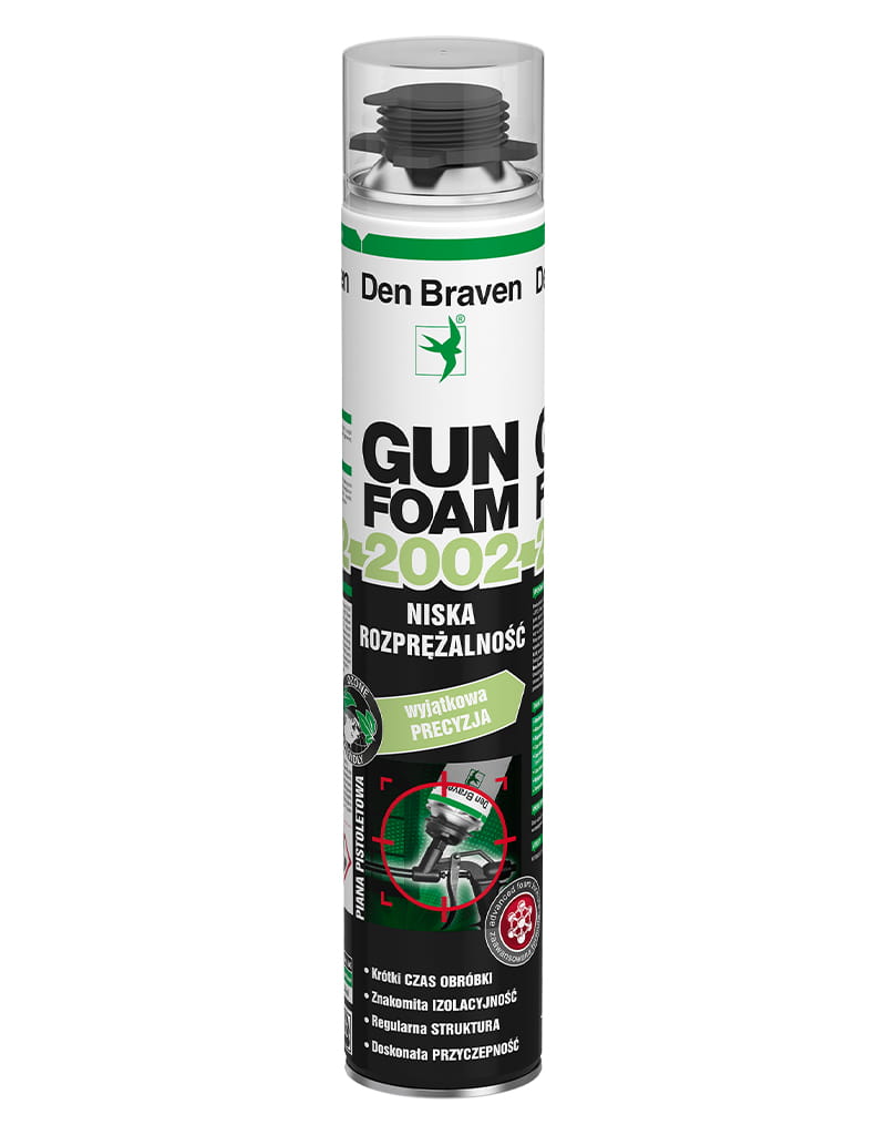 DEN BRAVEN PIANA PISTOLETOWA GUNFOAM-2002 750ML