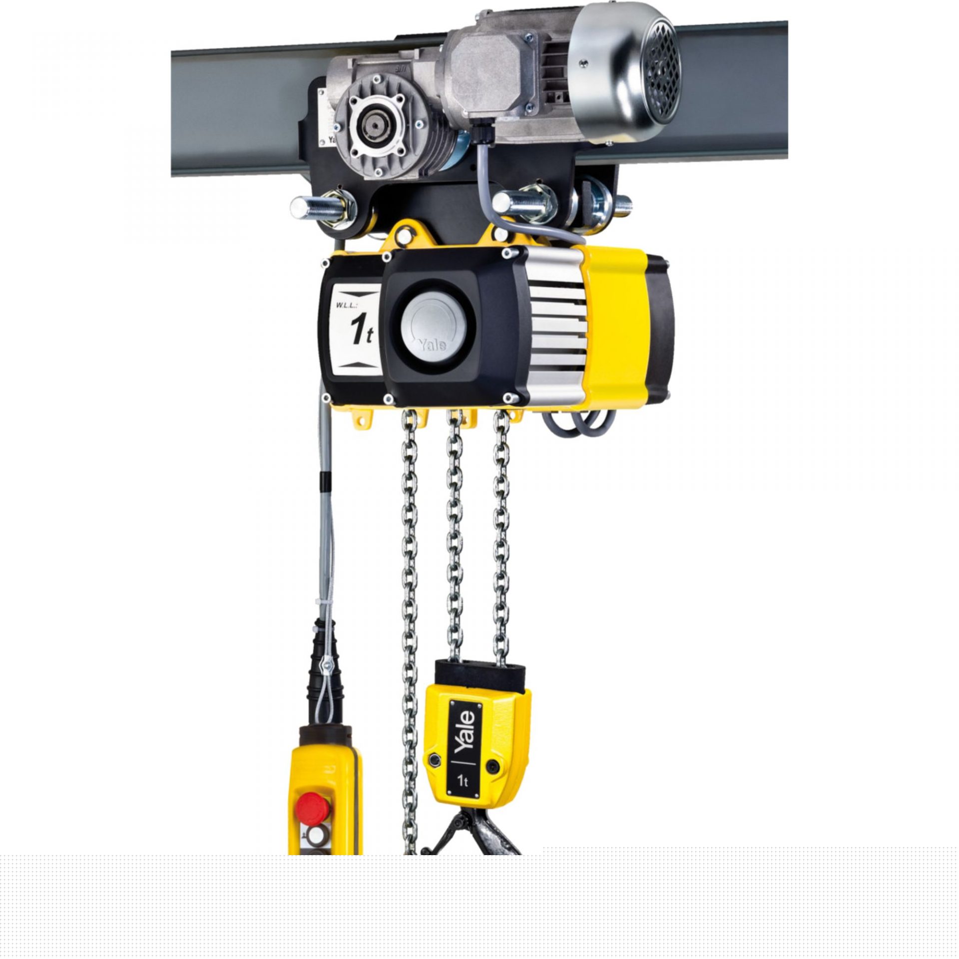 Yale CPV VTEF - wciągnik łańcuchowy elektryczny przejezdny - CPVF VTEF-A 25-8 / 2000 kg - 4,0 m