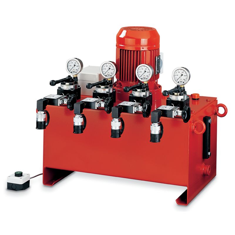 Yale PMF – pompa hydrauliczna z silnikiem elektrycznym 700 bar - PMF-15/3/40/4x3 M