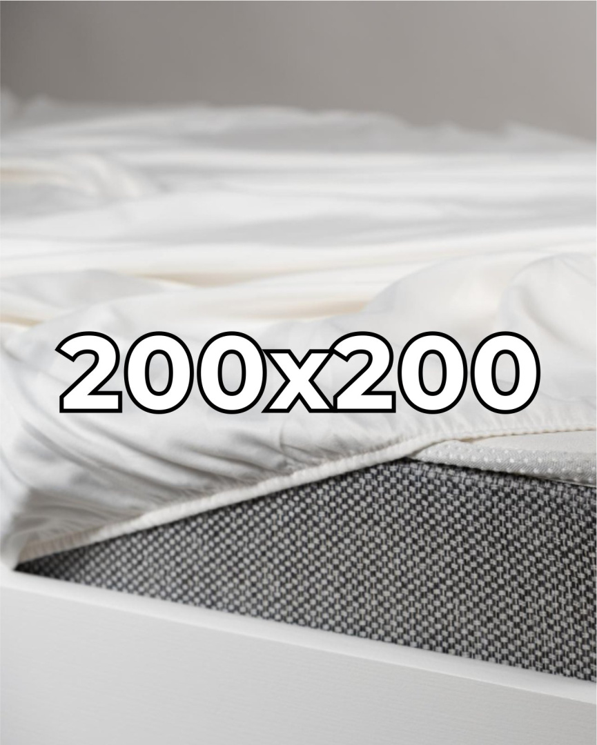 Prześcieradło hotelowe z gumką 200x200 cm Adamaszek 100% bawełna