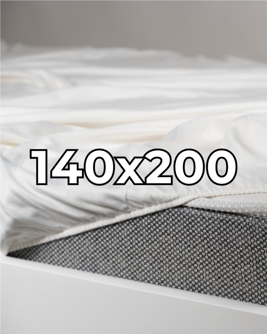 Prześcieradło hotelowe z gumką 140x200 cm Adamaszek 100% bawełna