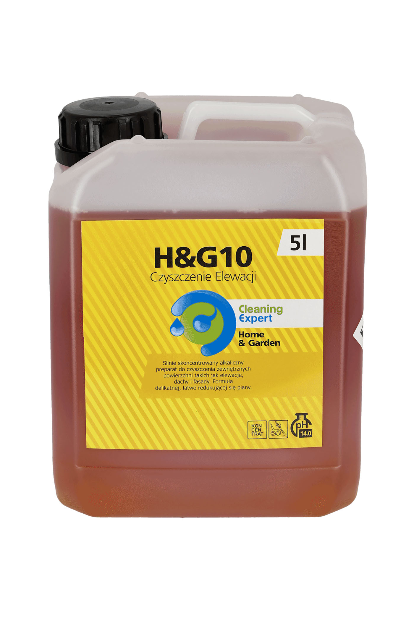 Czyszczenie dachów, elewacji, ogrodzeń (H&G10) - 5L