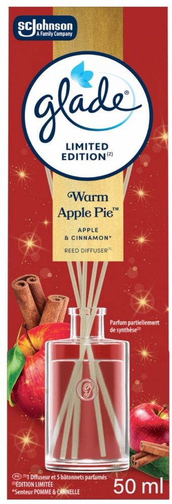 Patyczki zapachowe Glade Reed Diffuser Warm Apple Pie, 50ml