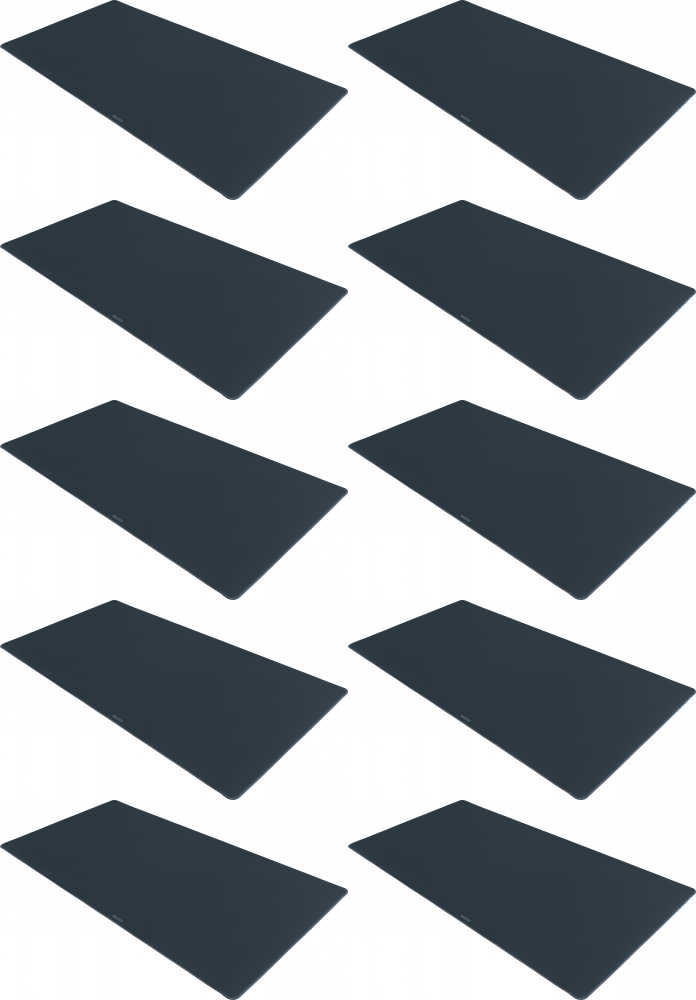 10x Podkład na biurko Leitz Ergo Cosy, 800x400mm, szary