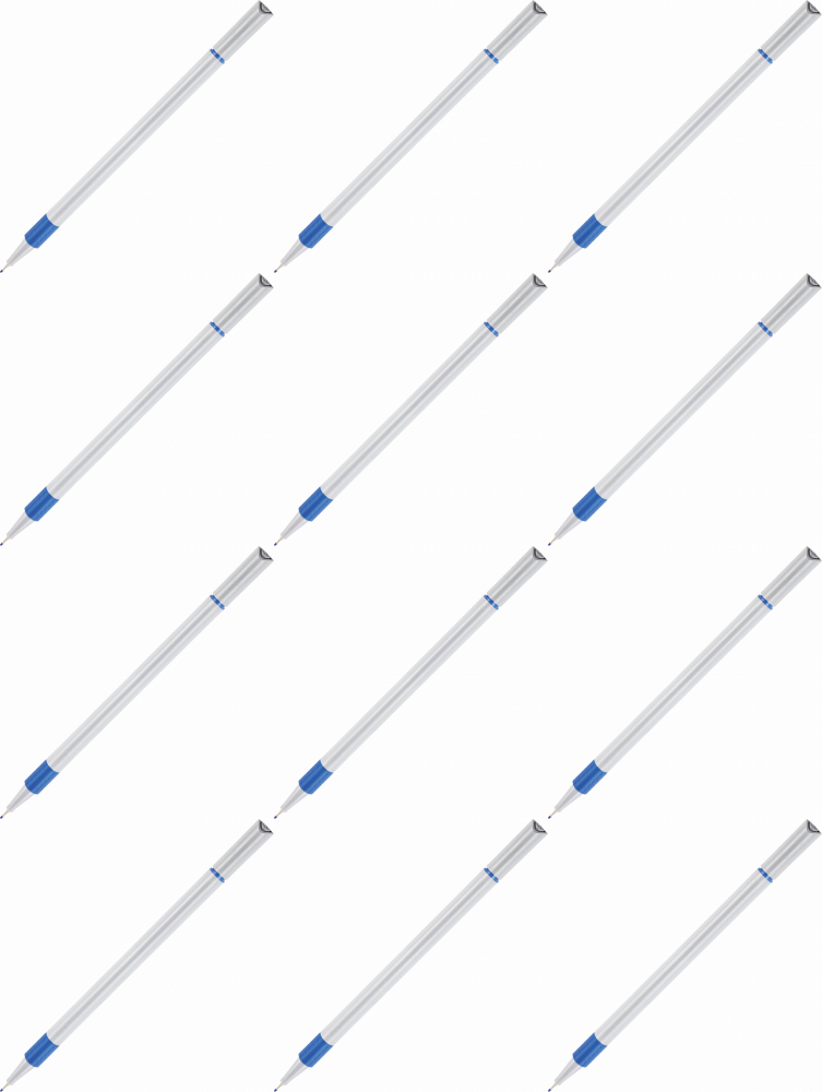 12x Cienkopis Grand GR-380, 0.4mm, niebieski