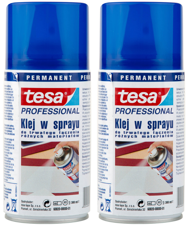 2x Klej Tesa Professional, w sprayu, 300ml