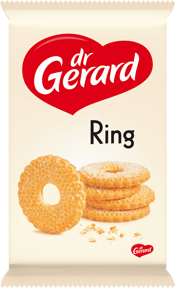 Ciastka kruche Dr Gerard Ring, posypane cukrem, 200g