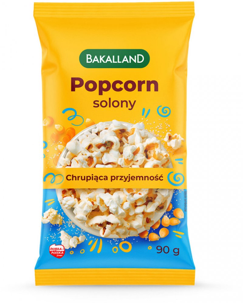 Popcorn Bakalland, solony, do mikrofalówki, 90g